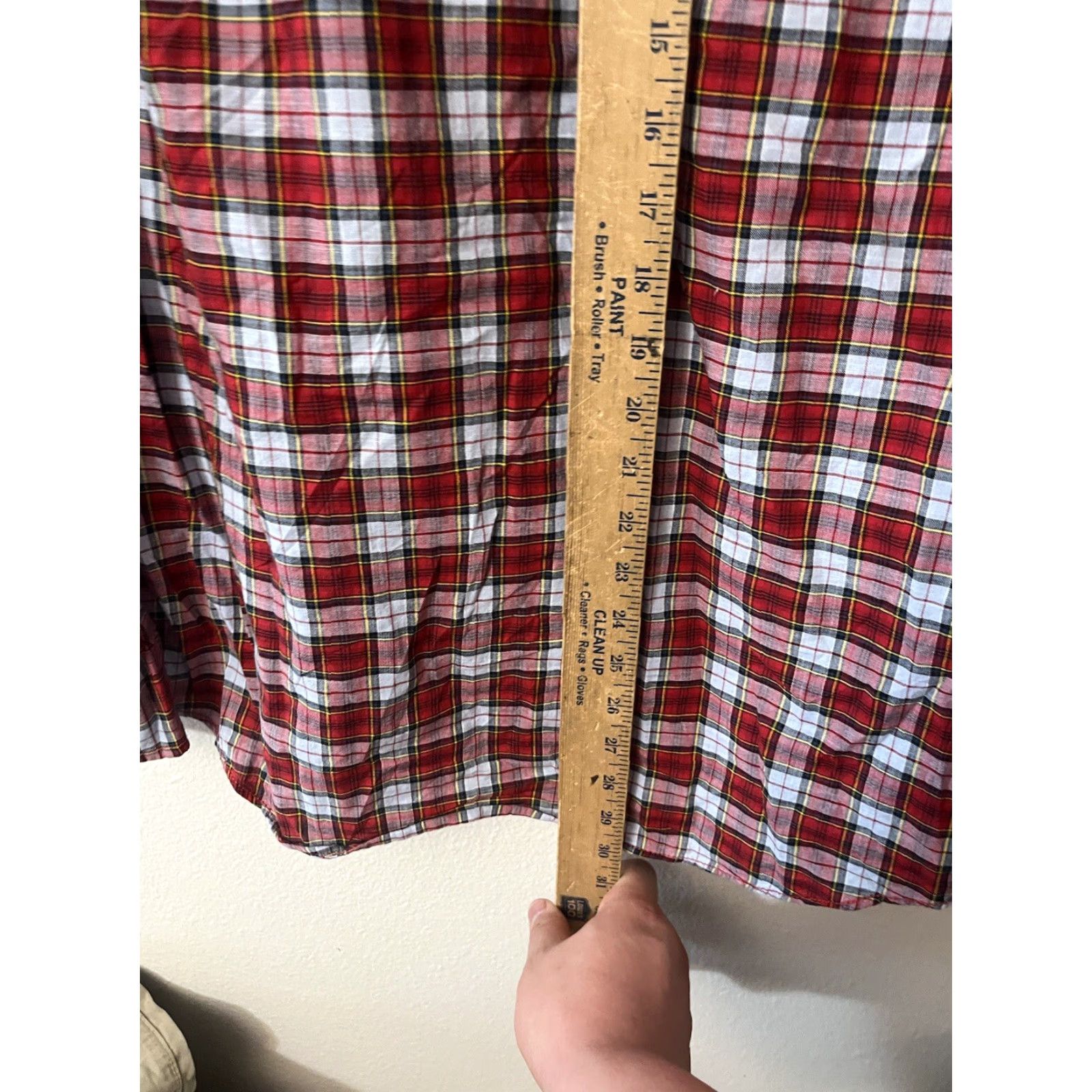 Nautica Nautica Button-Up Shirt M Red Blue Plaid Collared Mens Vintage No Size US M / EU 48-50 / 2 - 4 Thumbnail