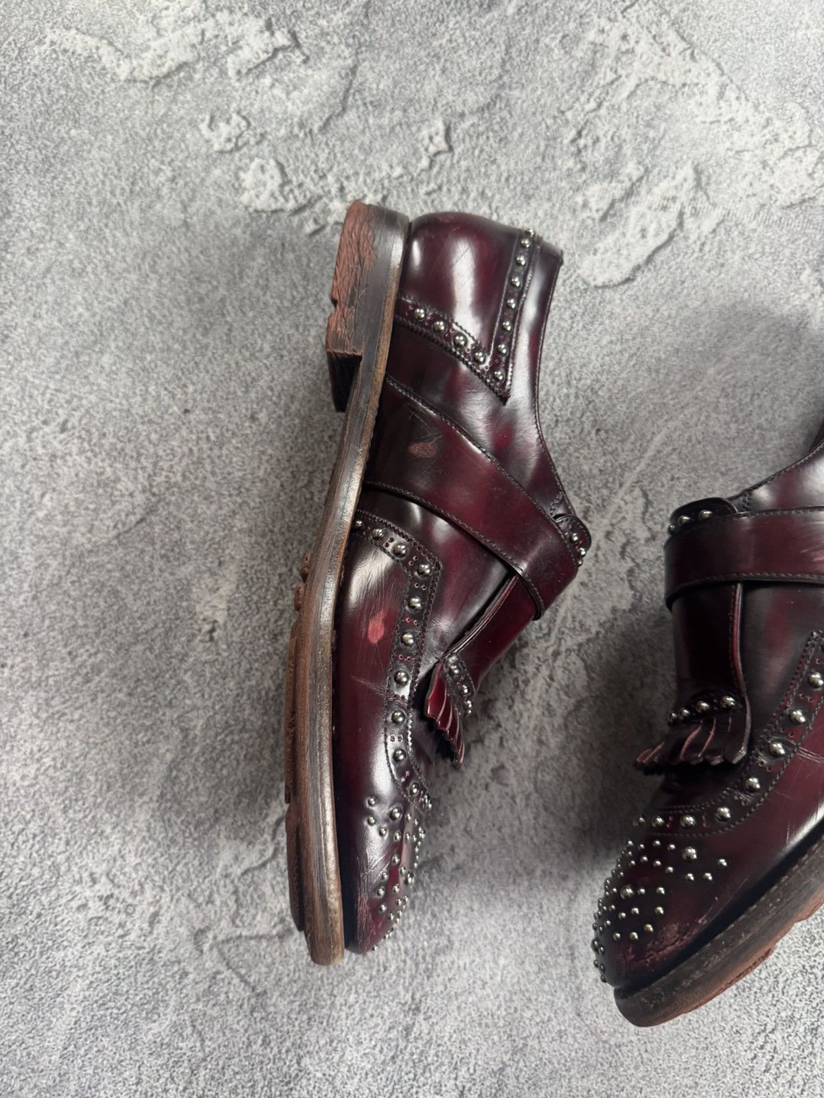 Church's Church’s Shanghai Leather Brogue Fringed Loafers monk shoes Size US 7.5 / IT 37.5 - 11 Thumbnail