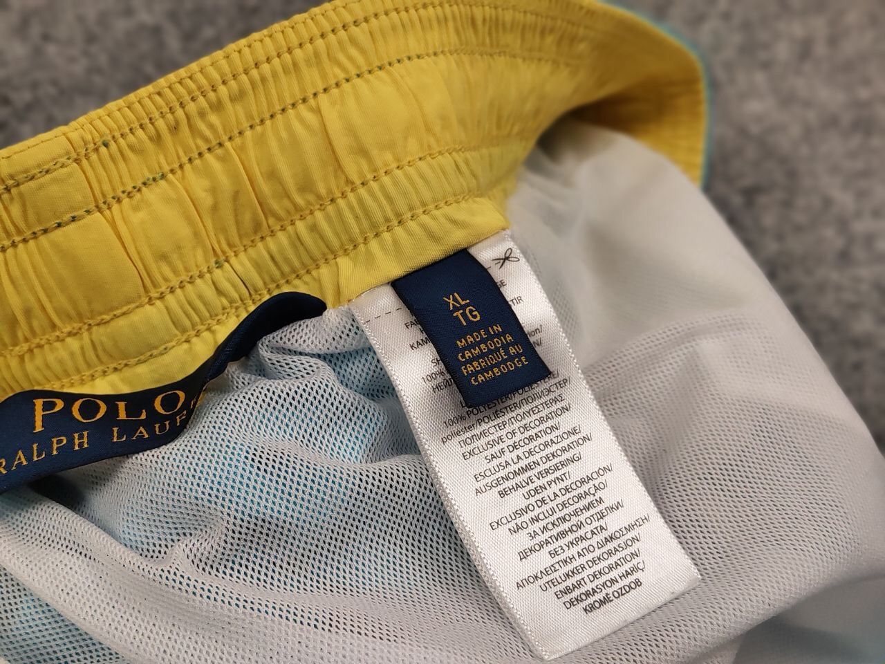 Polo Ralph Lauren Vintage 90's Polo Ralph Lauren Nylon Blue Logo Casual Shorts Size US 36 / EU 52 - 15 Thumbnail