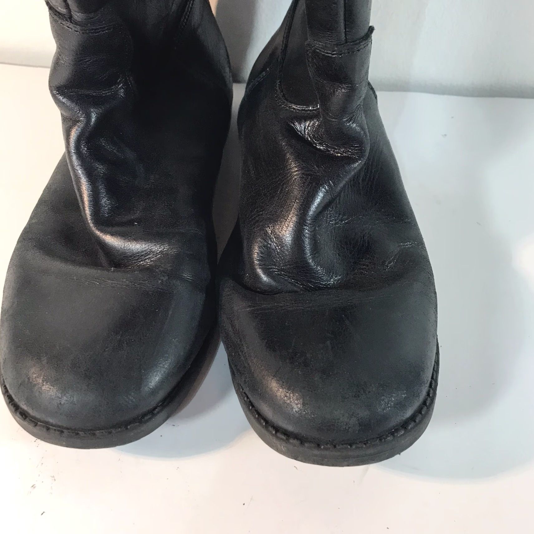 Cole Haan Cole Haan Air Nancy Boots Womens Size 3 Blk/Brn Leather Mid-Calf Zip Size US 5.5 / IT 35.5 - 7 Thumbnail