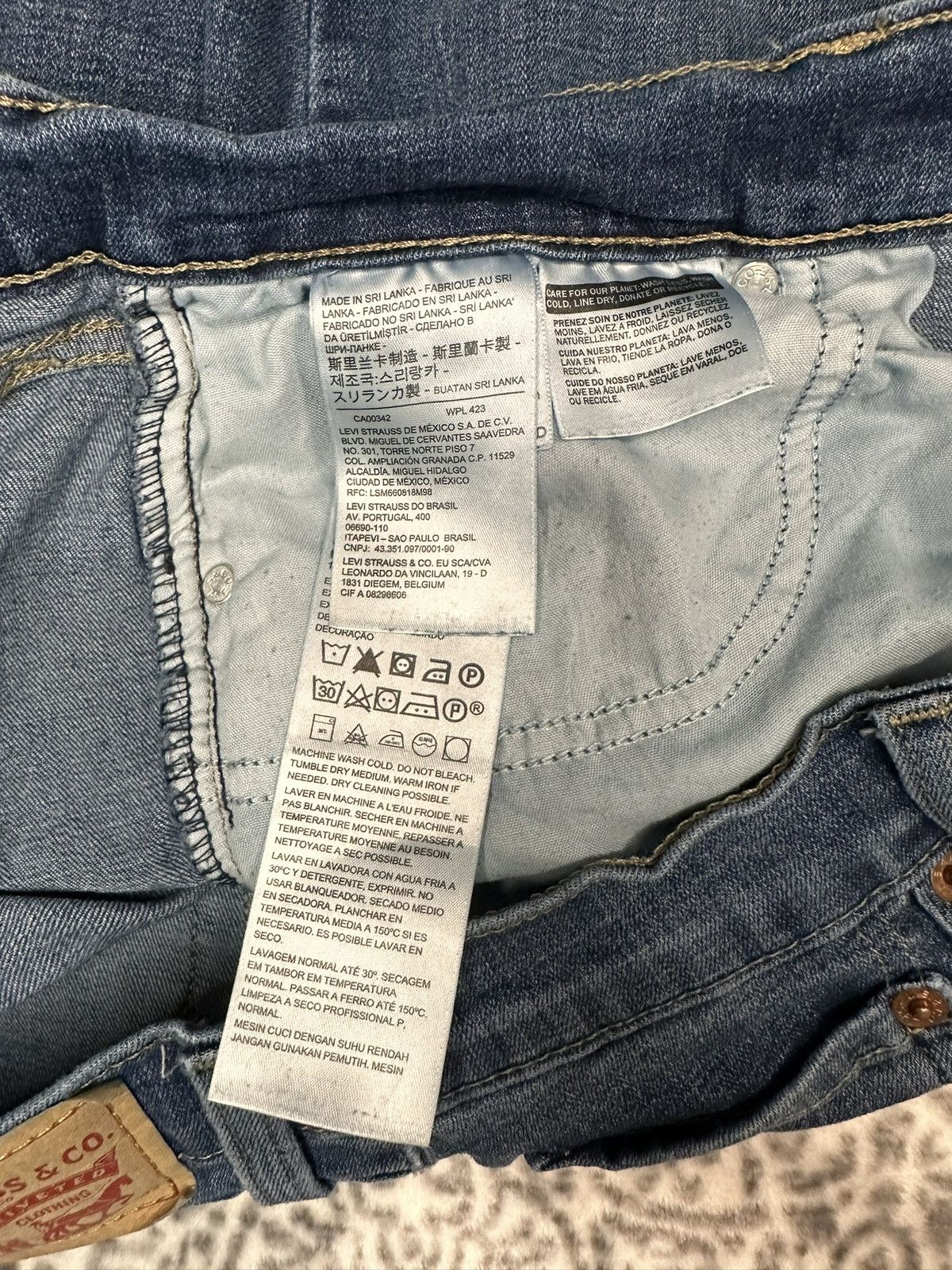 Levi's Levi's Boyfriend Jeans Mid Rise Dark Wash W31 L27 Size 31" - 6 Thumbnail