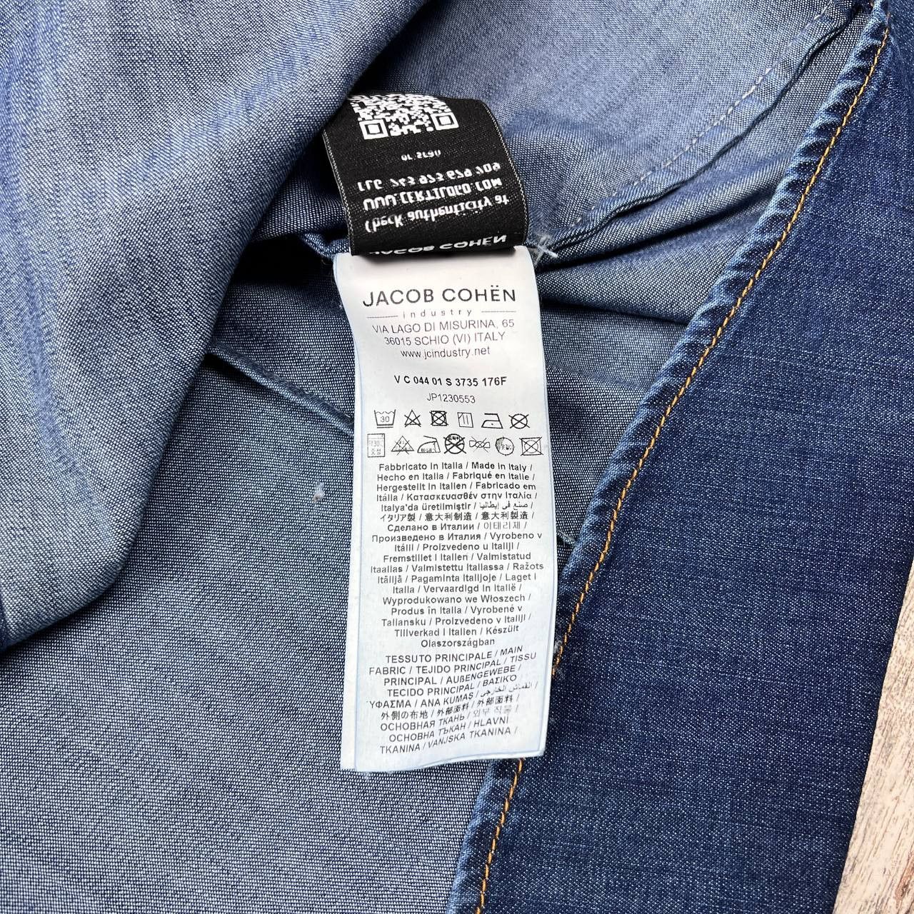 Jacob Cohen Jacob Cohen Western Denim Shirt Blue Size 46 Size L / US 10 / IT 46 - 11 Thumbnail