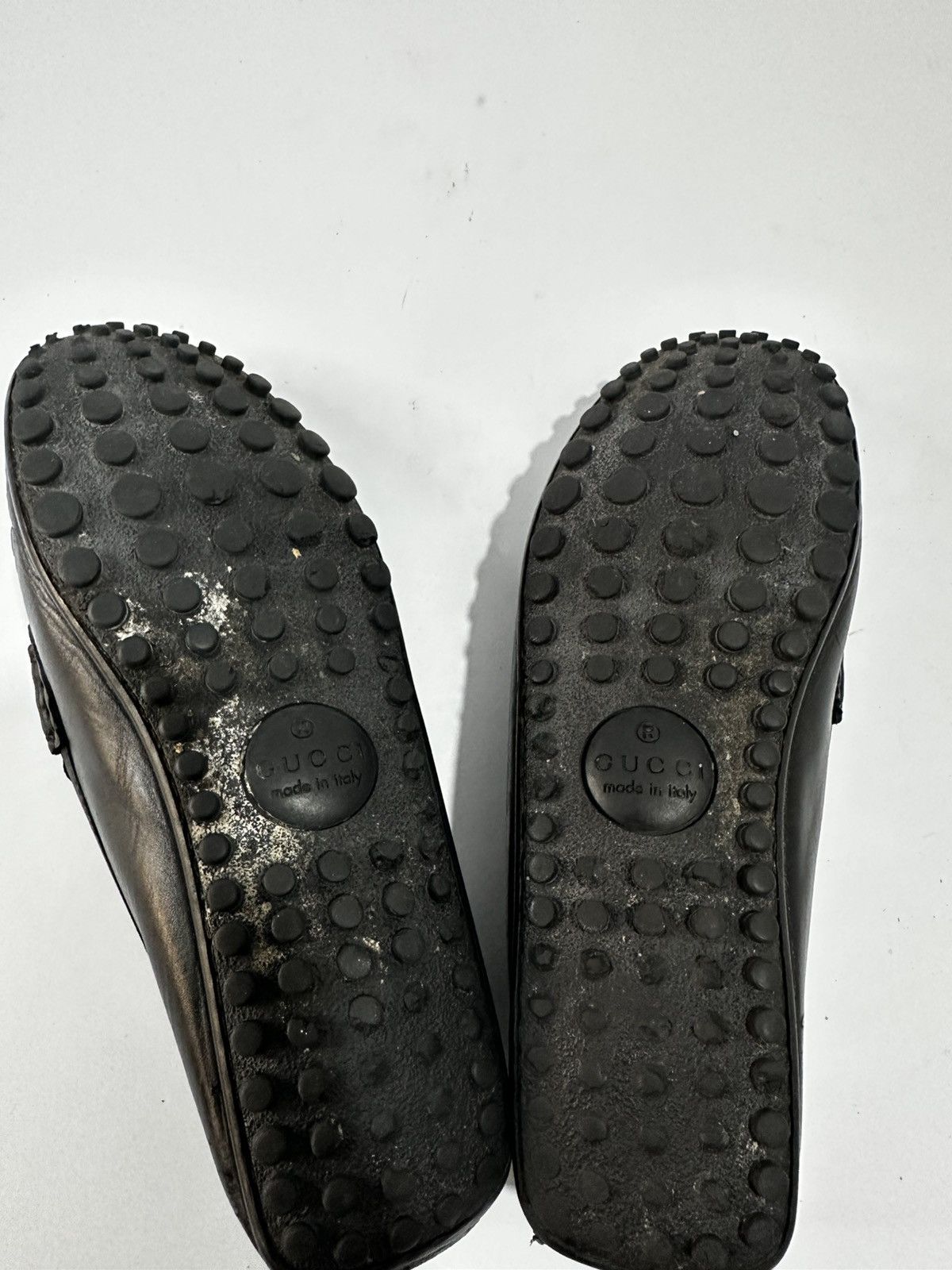 Gucci Gucci Monogram Black Leather Penny Loafers . Size US 8 / EU 41 - 8 Thumbnail
