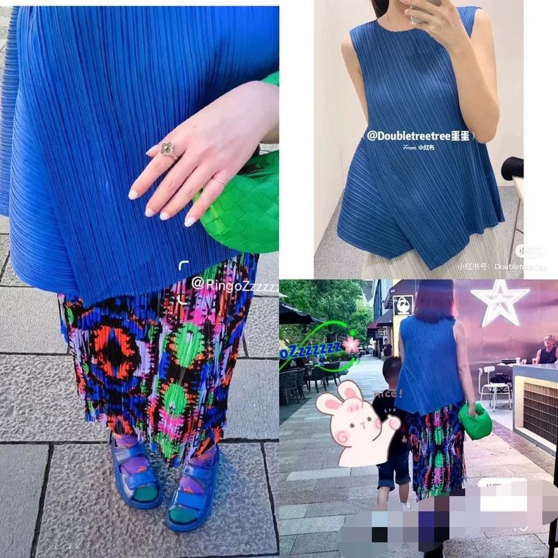Issey Miyake Issey Miyake size:3 Blue-cut vest Size M / US 6-8 / IT 42-44 - 4 Thumbnail