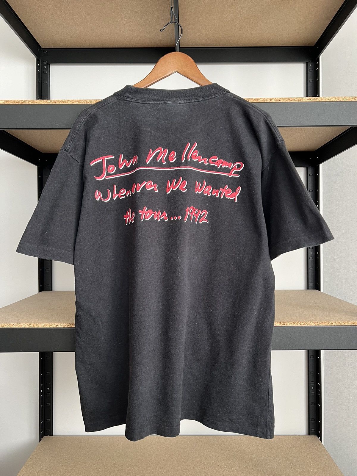 Band Tees Vintage 1992 John Mellencamp Whenever We Wanted T-shirt Size US XL / EU 56 / 4 - 2 Thumbnail