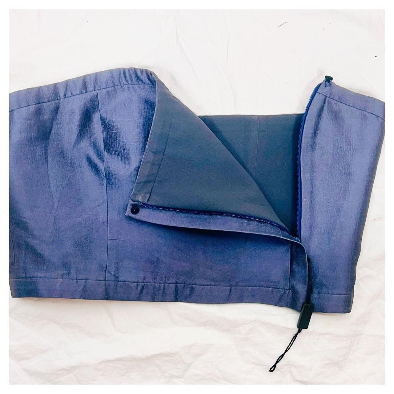 Armani Y2K Giorgio Armani Strapless Chrome Bandage Top Sz 44 Size M / US 6-8 / IT 42-44 - 4 Thumbnail