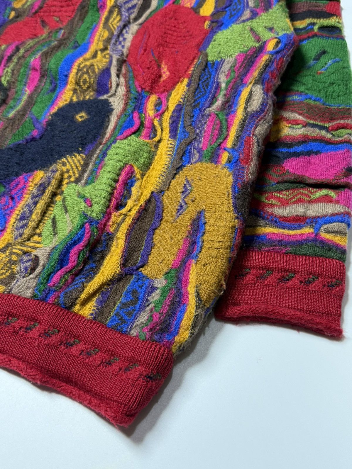 Coogi Coogi - 3D Wool Sweater Size US S / EU 44-46 / 1 - 7 Thumbnail