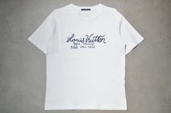 Louis Vuitton 100% Cotton T-shirt Blue by Virgil Abloh Size 4L fits 56-58 US
