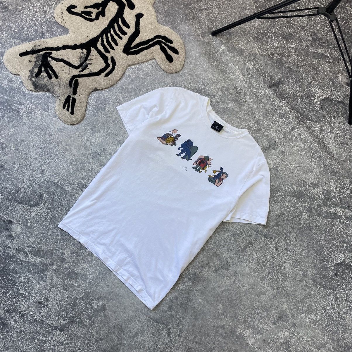 Paul Smith Designer Paul Smith Big Logo luxury streetwear tee Size US L / EU 52-54 / 3 - 1 Thumbnail