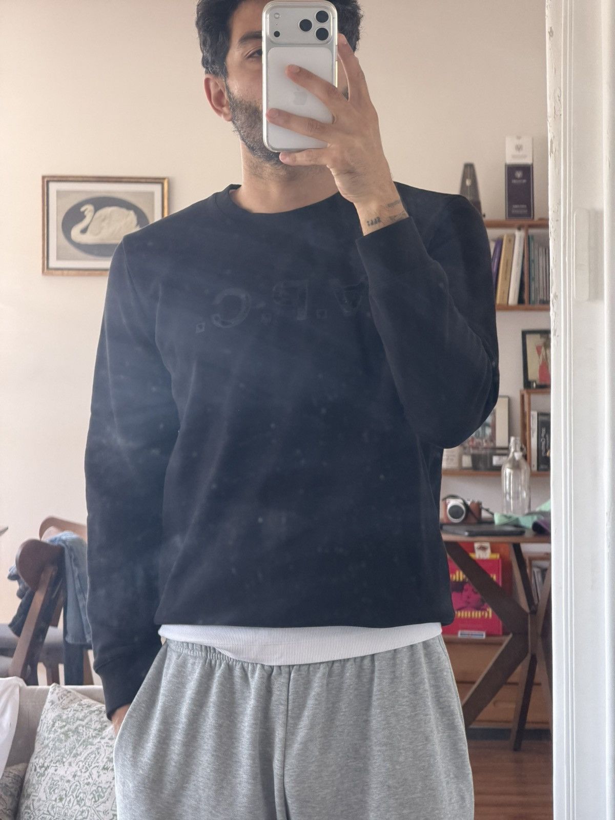 A.P.C. A.P.C. Black Sweatshirt Size US M / EU 48-50 / 2 - 1 Thumbnail