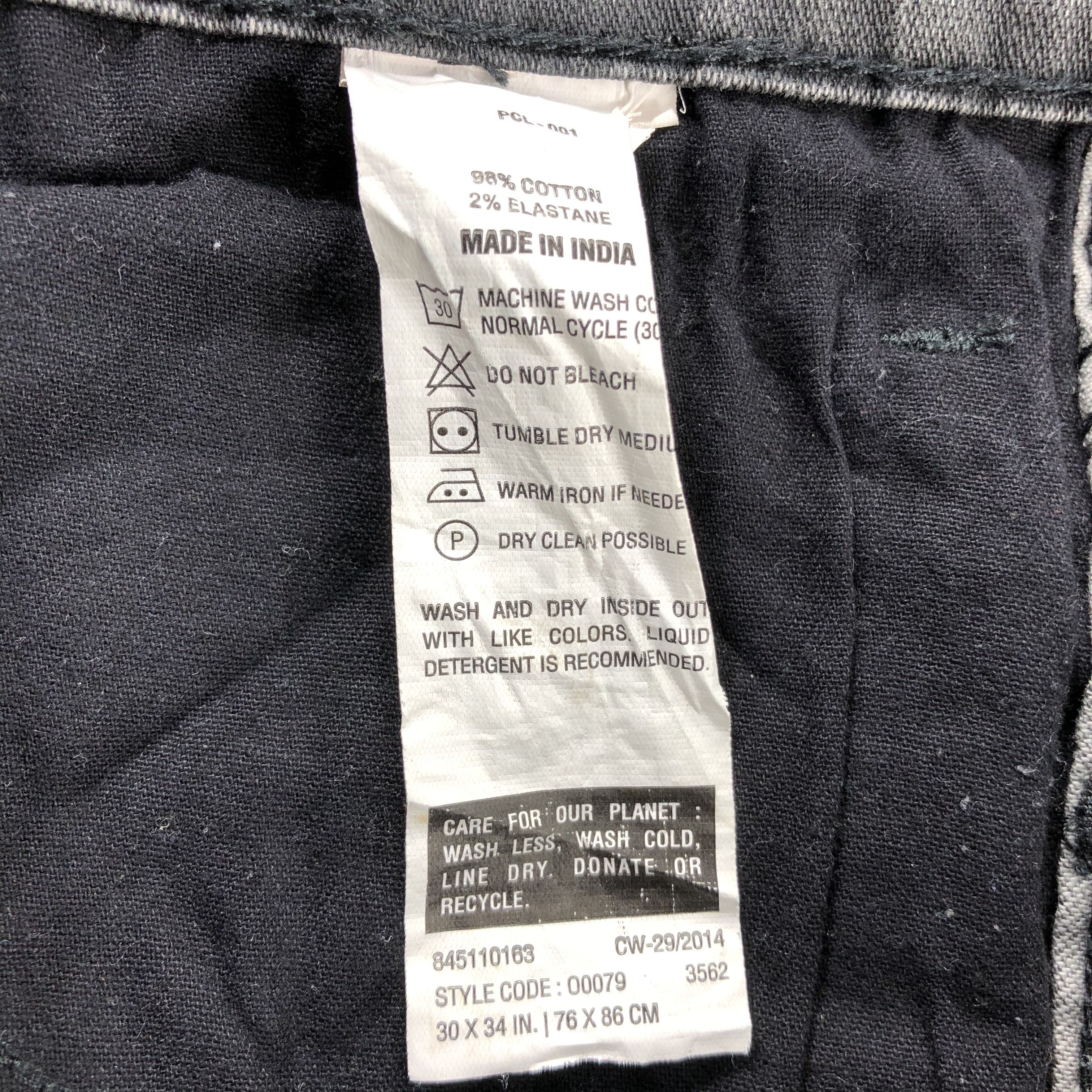 Levi's Vintage Faded Black Levis 511 Jeans-J2529 Size US 32 / EU 48 - 9 Thumbnail