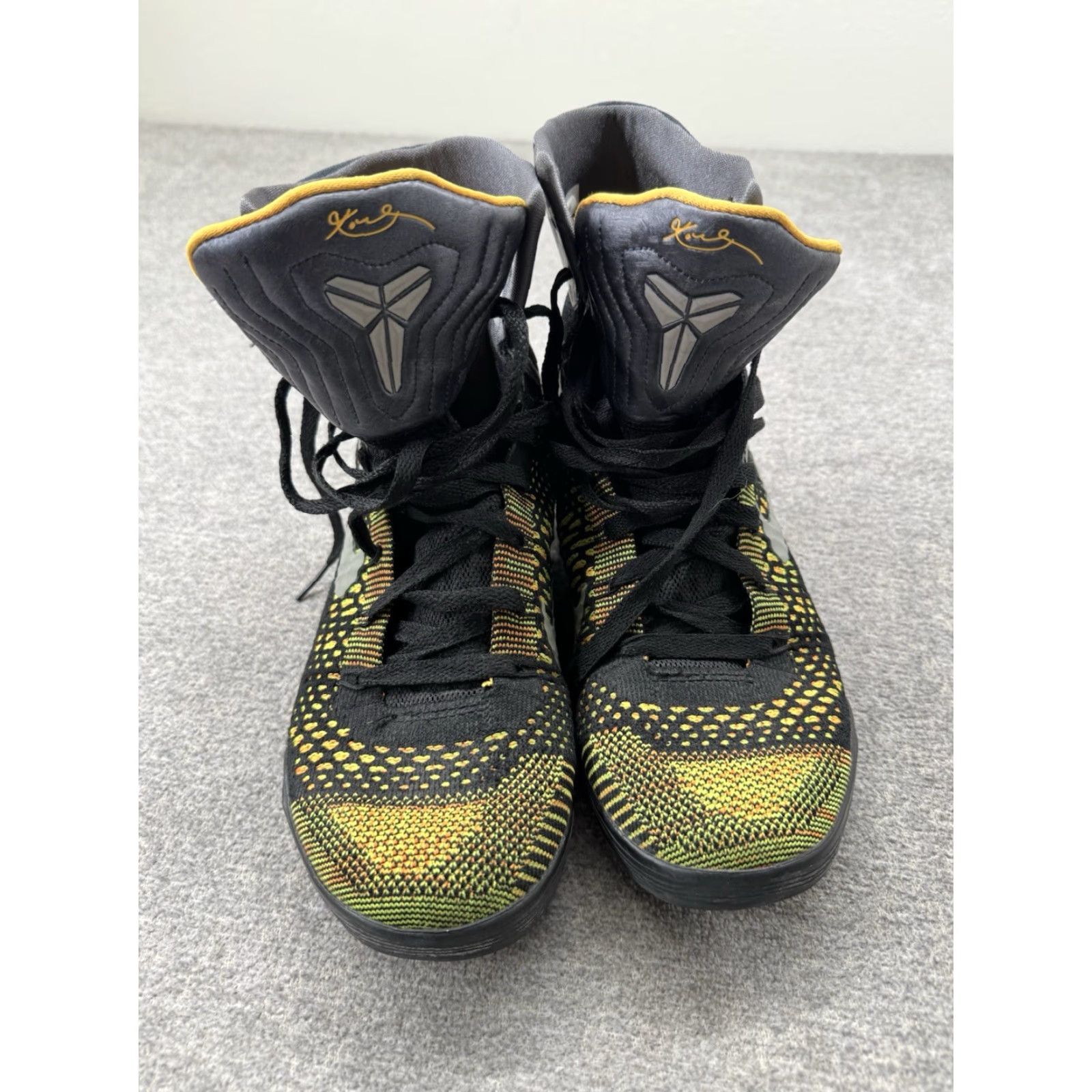 Nike Nike Kobe 9 Elite Inspiration Sneaker 7.5 Men Black Flyknit 2014 Kobe 9 Elite 630847-004 Size US 8 / EU 41 - 7 Thumbnail