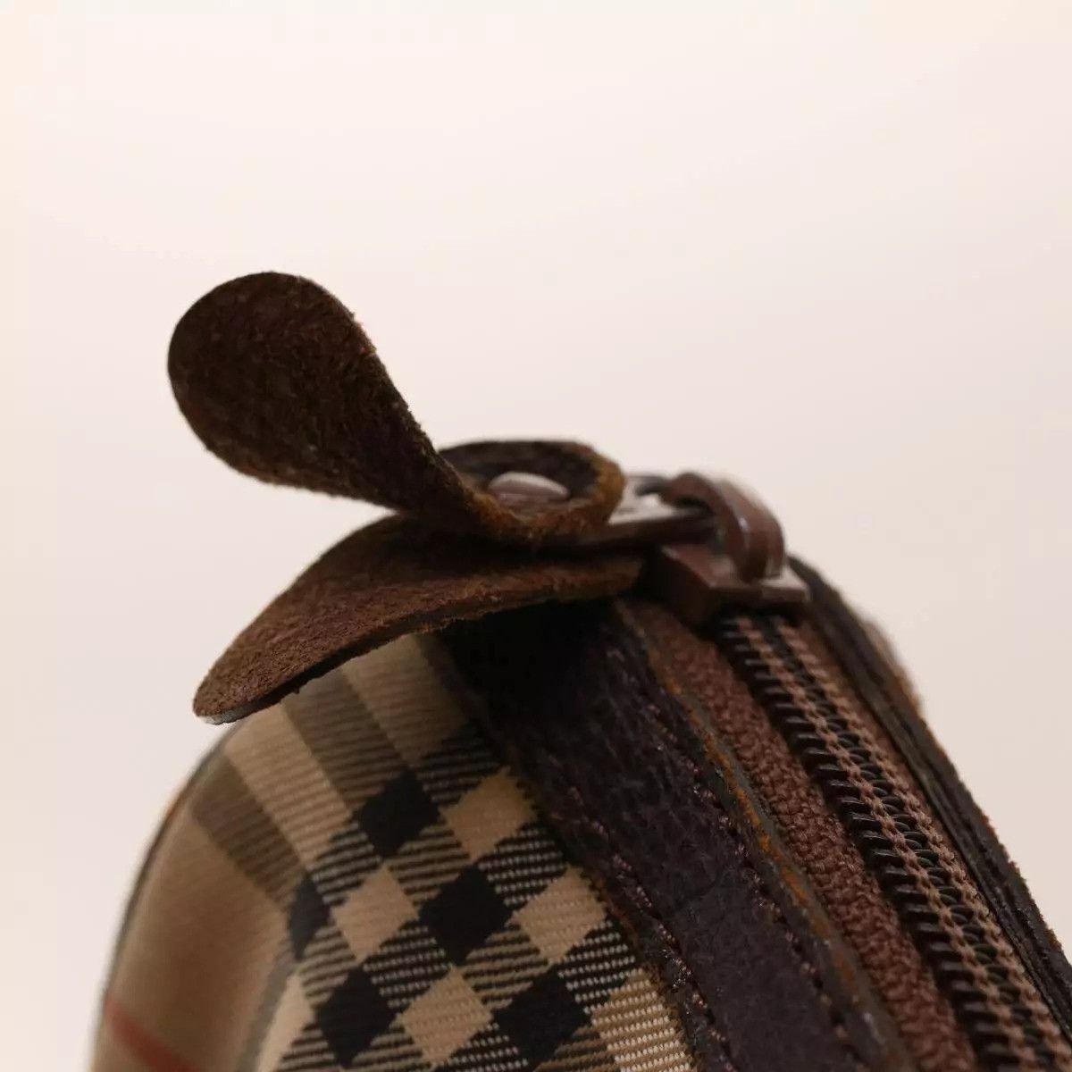 Burberry Burberrys Nova Check Clutch Bag Nylon Beige Auth Size ONE SIZE - 6 Thumbnail