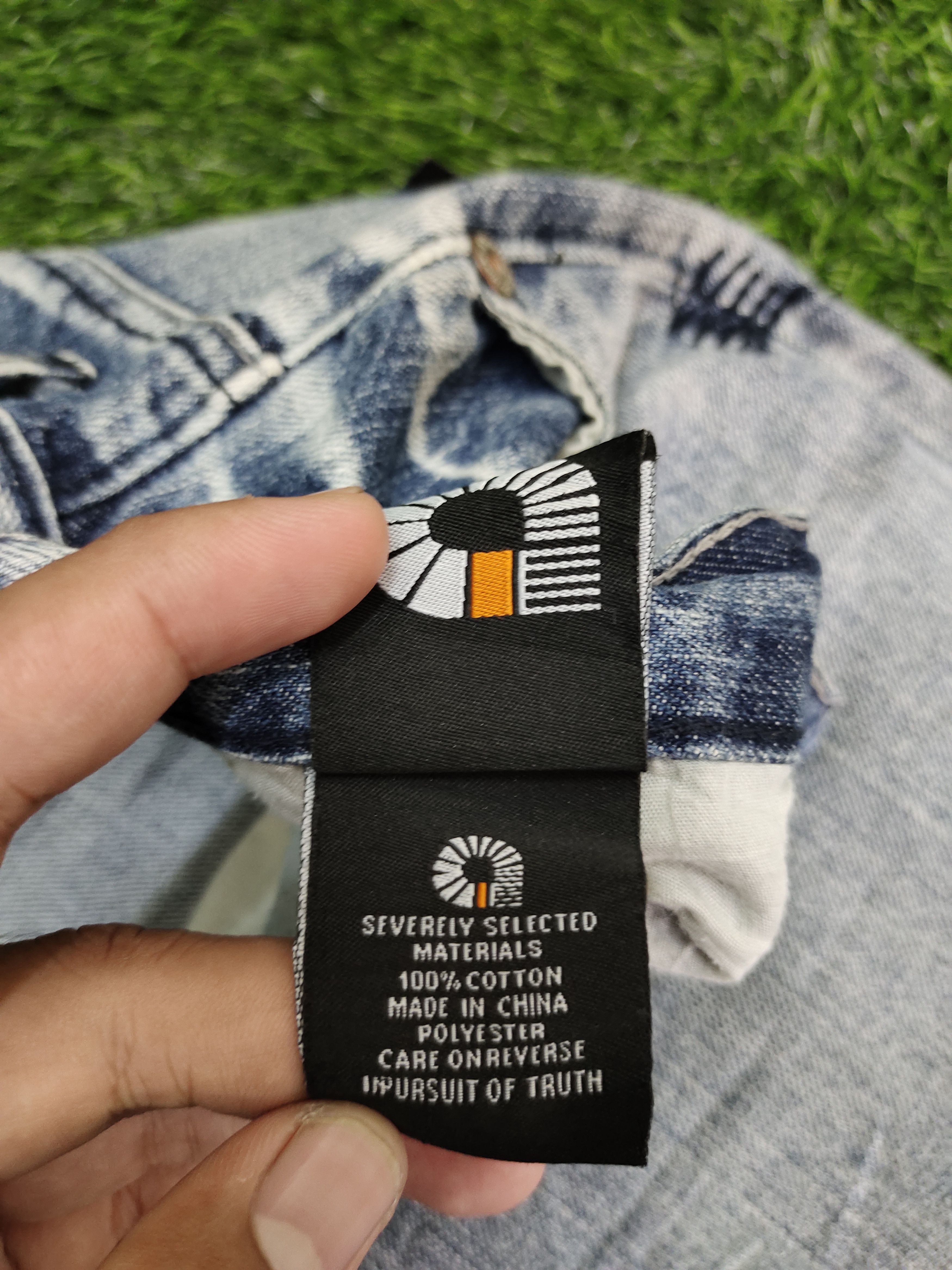 Akademiks Baggy Jeans Akademiks Pocket Logo Sand Wash Wide Leg Denim Size US 38 / EU 54 - 15 Thumbnail