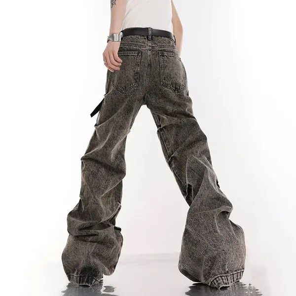 VIBE Black washed Distressed jeans Opium style Size US 32 / EU 48 - 8 Thumbnail