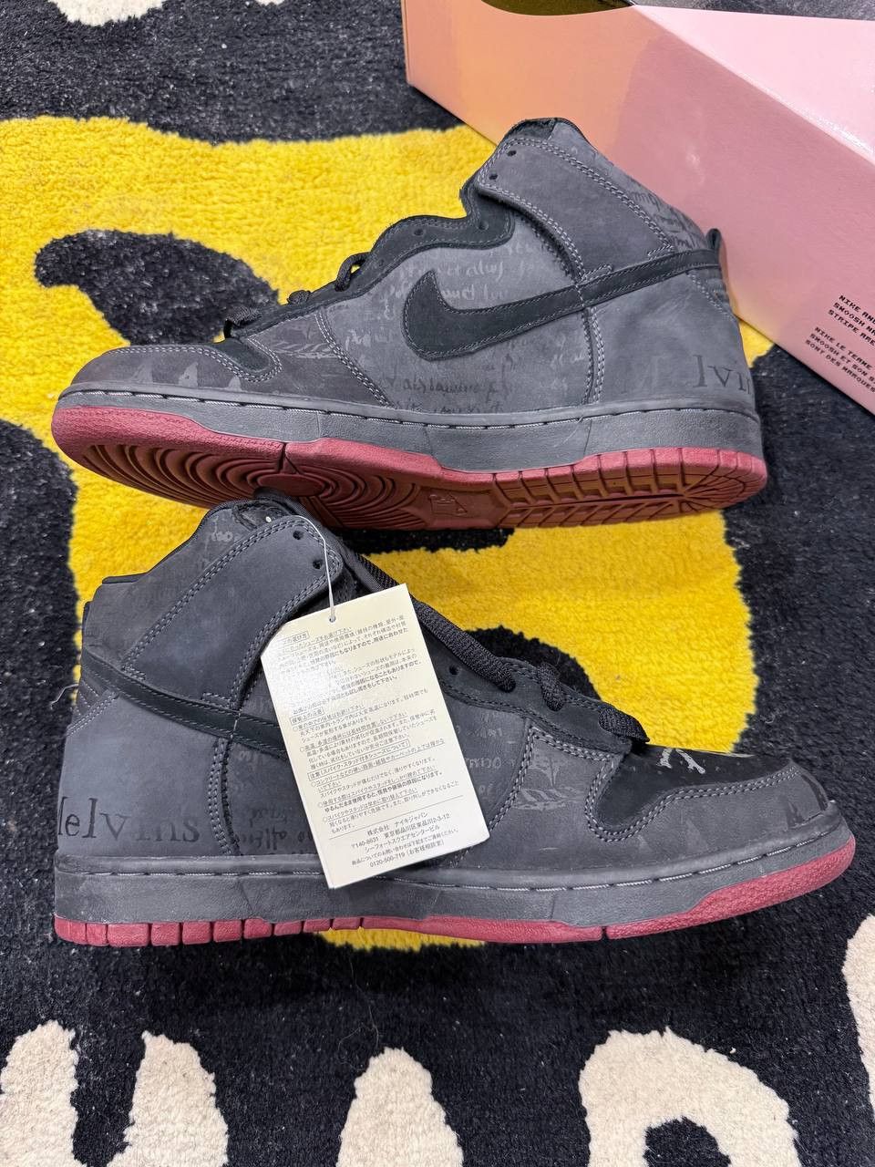 Nike Nike SB Dunk High Melvins (Black) (2005) Size US 9.5 / EU 42-43 - 3 Thumbnail