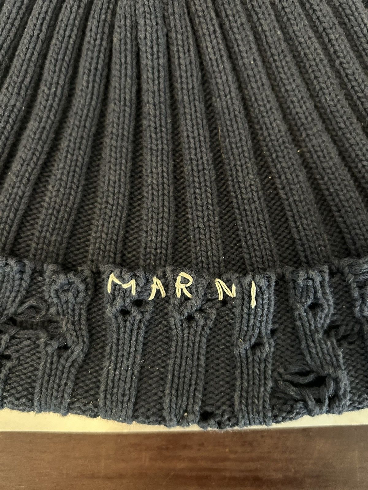 Marni Marni Distressed Beanie Size ONE SIZE - 2 Thumbnail