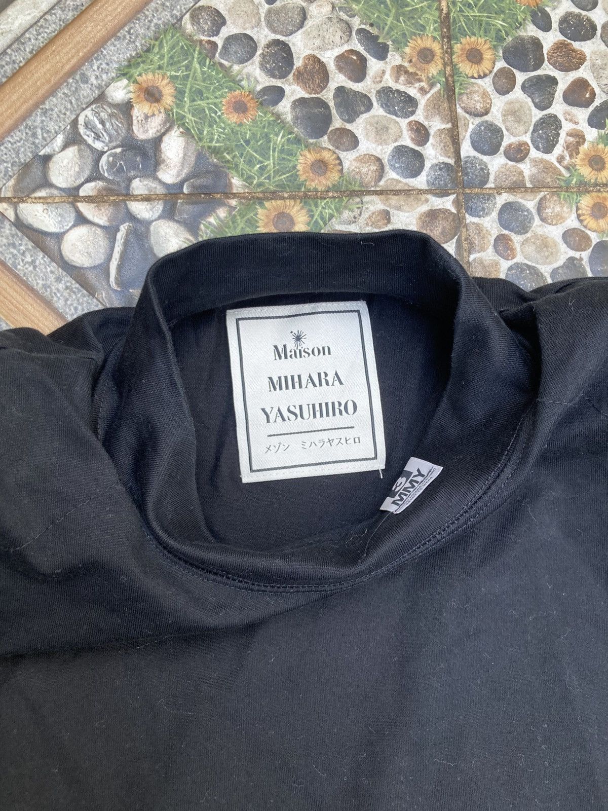 Maison MIHARA YASUHIRO High-Neck Cutsew Dress with Shoulder Pads Avant Garde Size S / US 4 / IT 40 - 12 Thumbnail