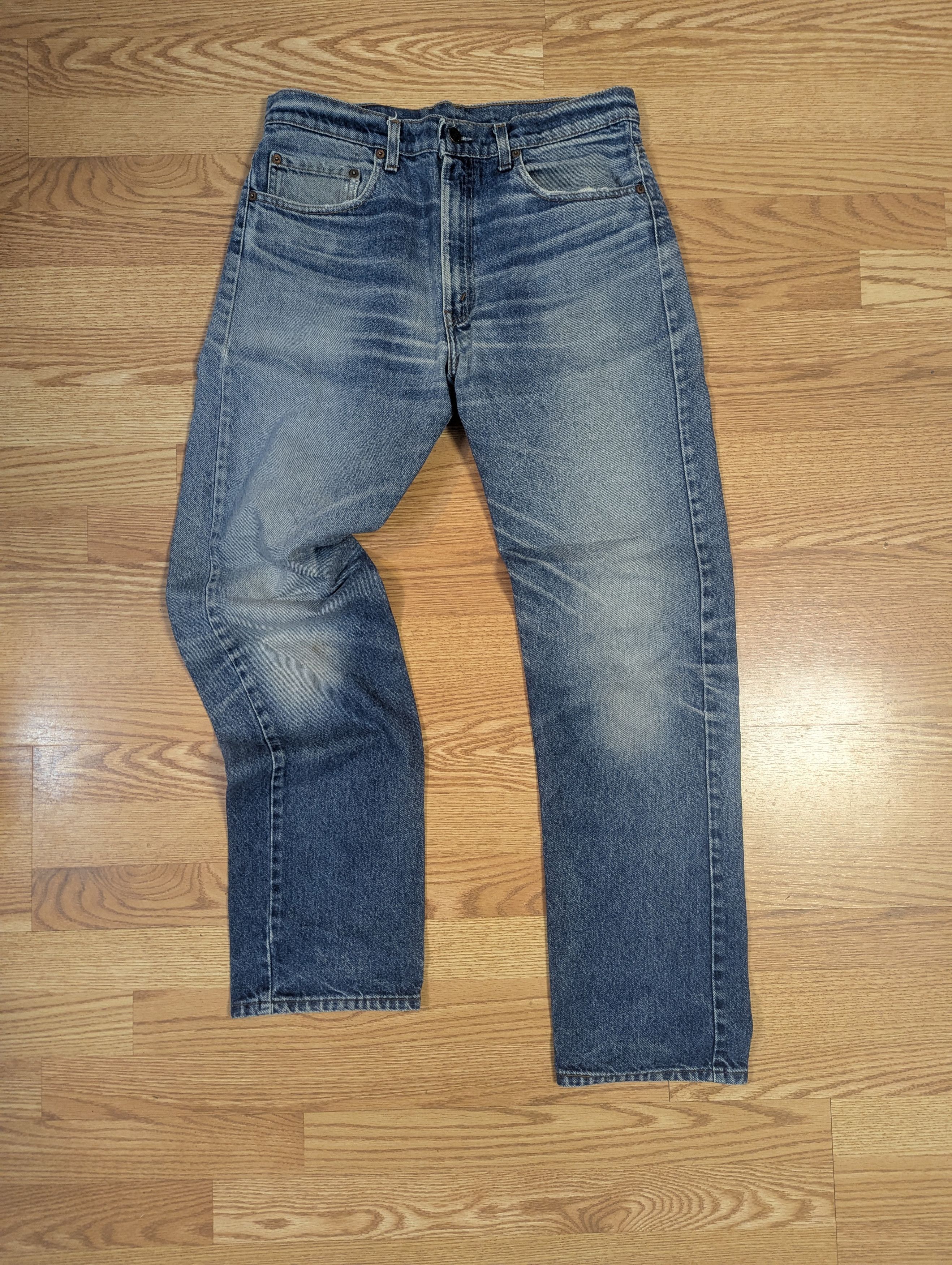 Levi's × Levi's Vintage Clothing × Vintage Vintage Levi 505 Distressed Faded Jeans Size US 34 / EU 50 - 1 Thumbnail