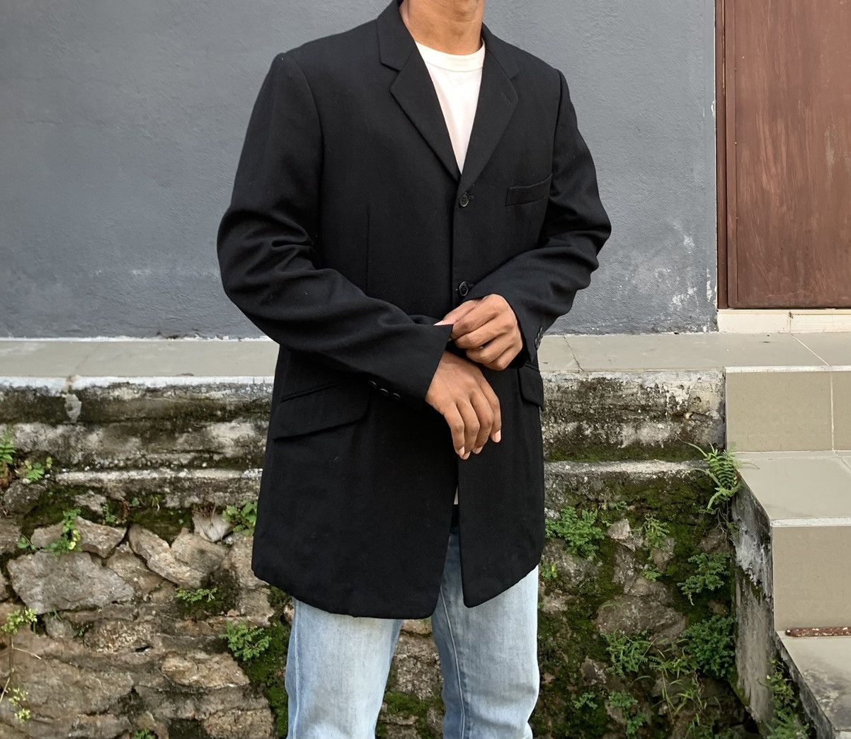 Yohji Yamamoto Yohji Yamamoto X AAR Durban Blazer Made In Japan Size US L / EU 52-54 / 3 - 2 Thumbnail