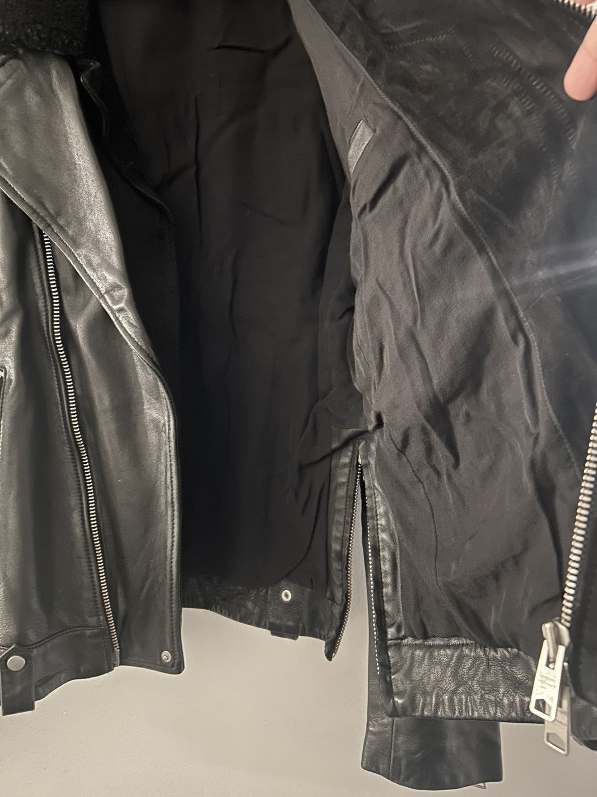 Allsaints Allsaints Prospect Leather Biker Size US M / EU 48-50 / 2 - 9 Thumbnail