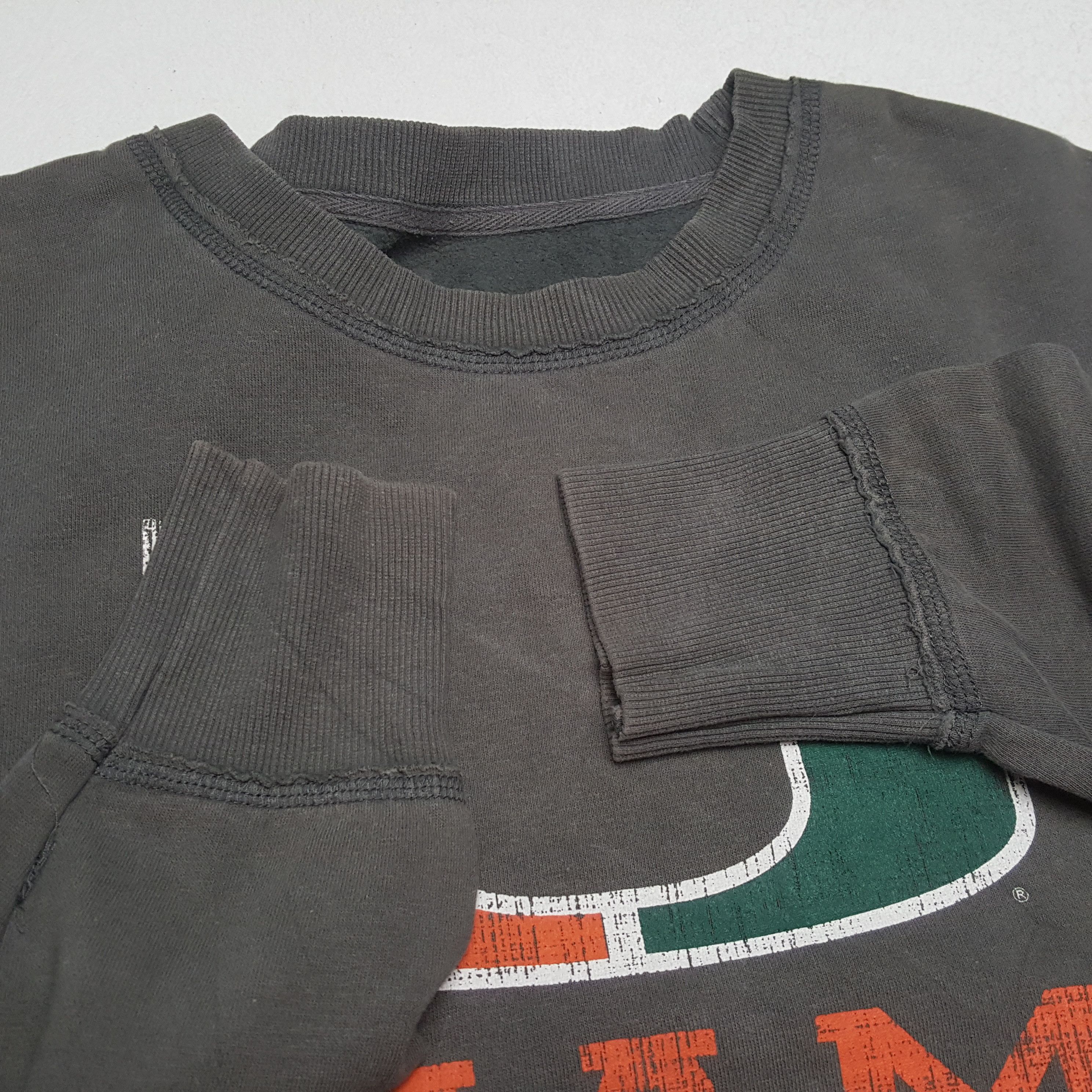 NFL × Vintage MIAMI HURRICANES NFL Football Team Sweatshirt Size US M / EU 48-50 / 2 - 7 Thumbnail