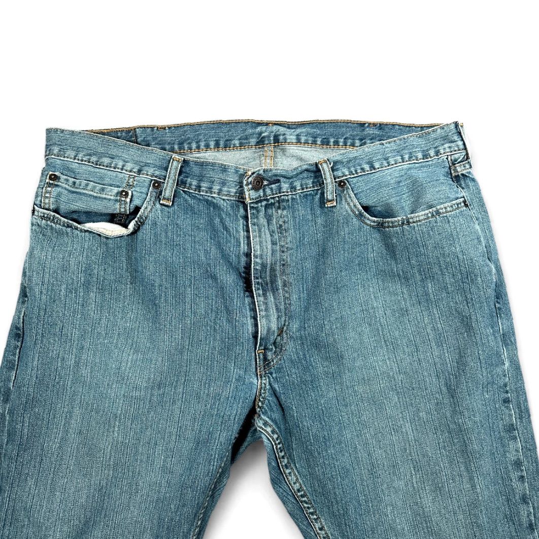 Levi's Levis 559 Jeans Mens 40x29 Blue Relaxed Fit Straight Medium Wash Denim Cotton Size US 40 / EU 56 - 3 Thumbnail
