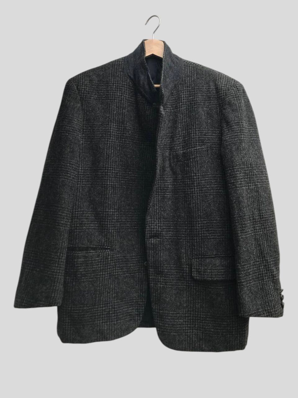 Comme des Garcons AW88 Comme des Garcons Homme Tweed Plaid Wool Coat Size US S / EU 44-46 / 1 - 3 Thumbnail