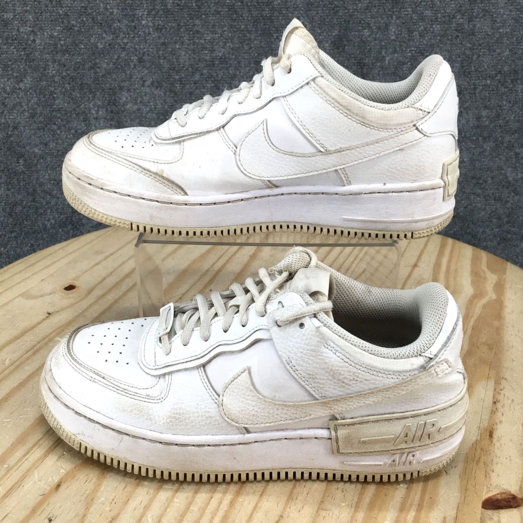 Nike Nike Air Force 1 Shadow Sneakers Womens 9 White Lace Up Low Top Shoes Size M / US 6-8 / IT 42-44 - 2 Thumbnail