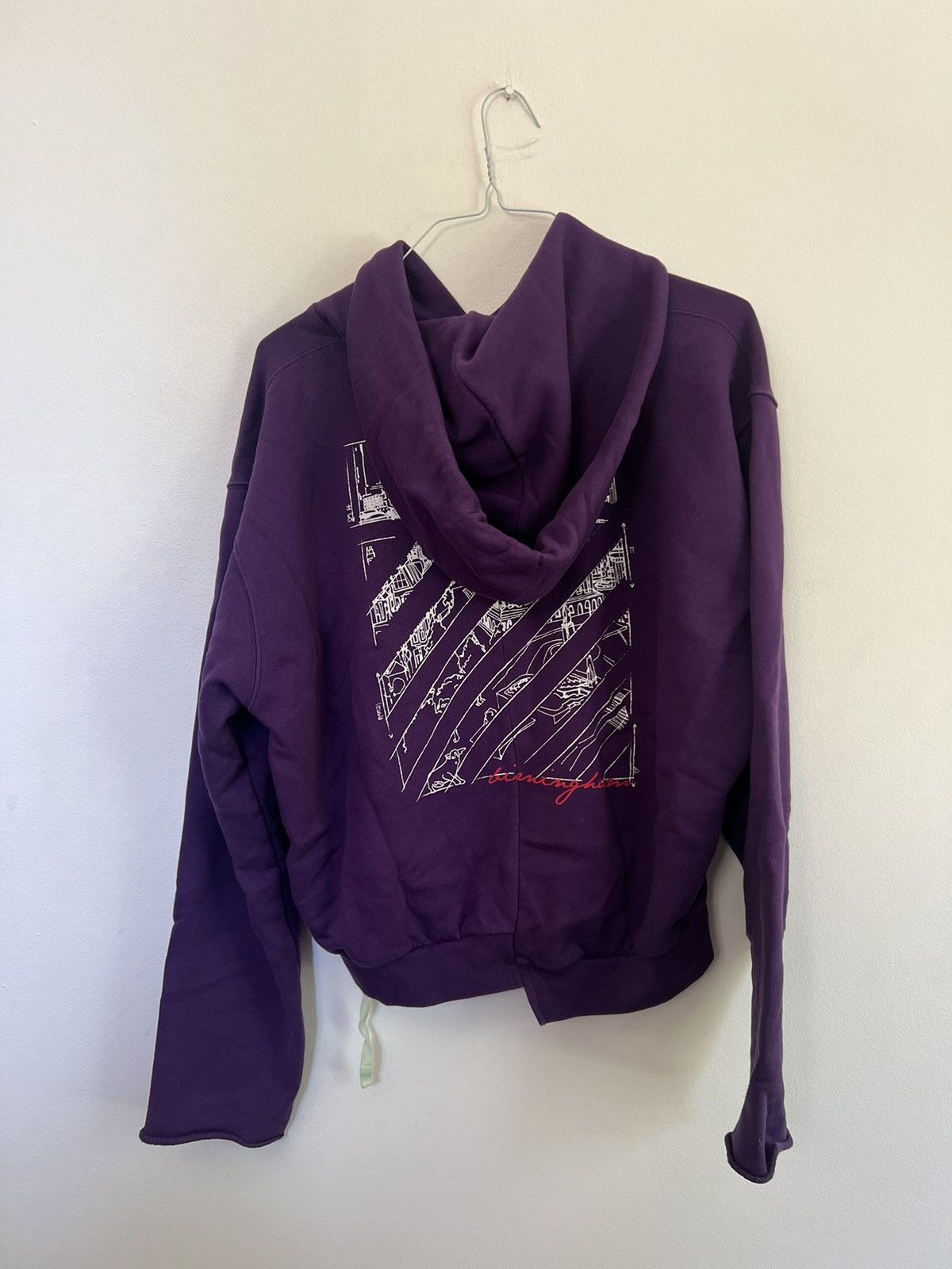 Off-White Off white X selfirdge purple limited hoodie Size US M / EU 48-50 / 2 - 1 Thumbnail