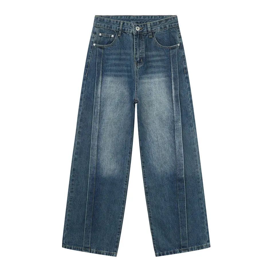 Japanese Brand Retro loose high street patchwork jeans Size US 32 / EU 48 - 5 Thumbnail