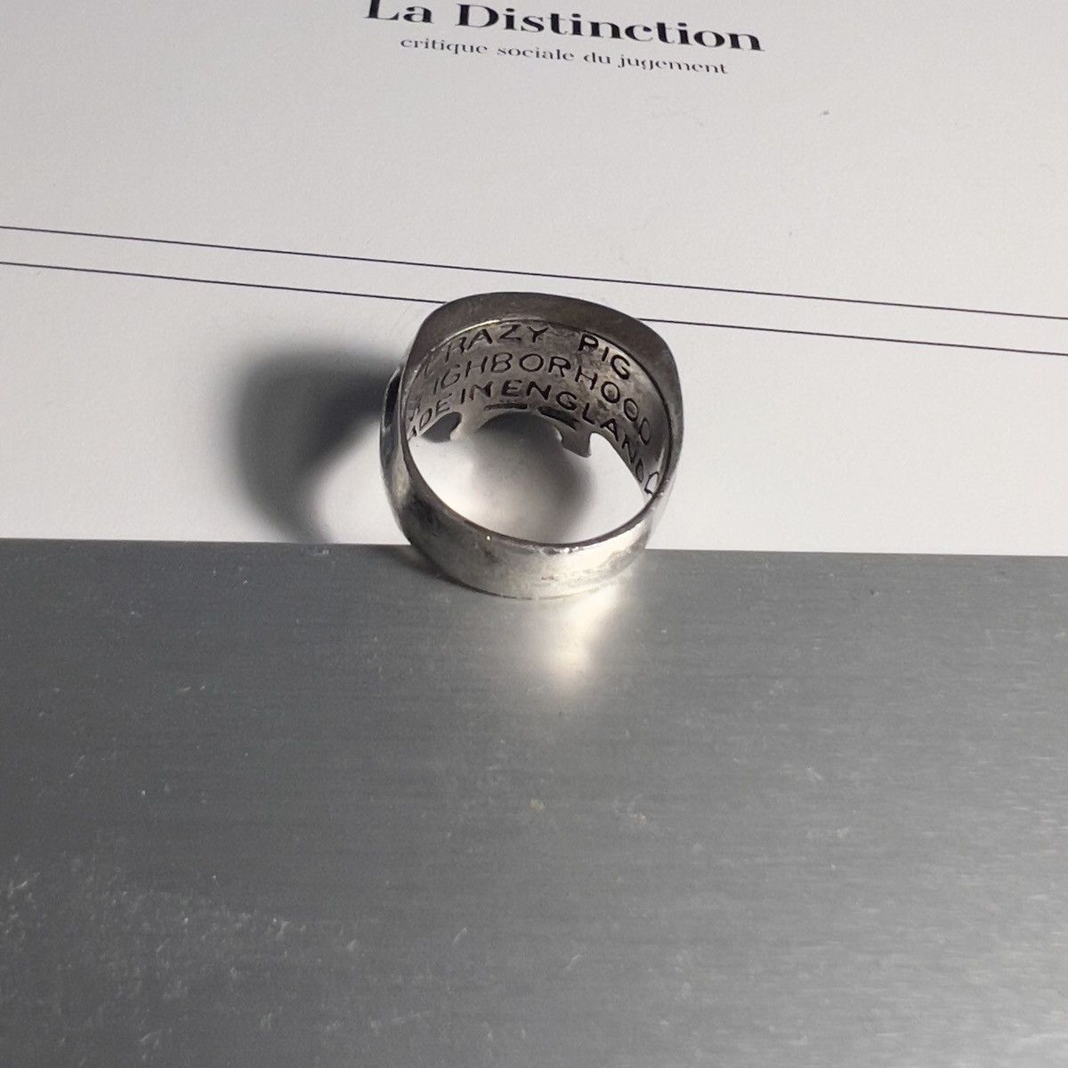 Neighborhood neighborhood x crazy pig skull ring Size ONE SIZE - 4 Thumbnail