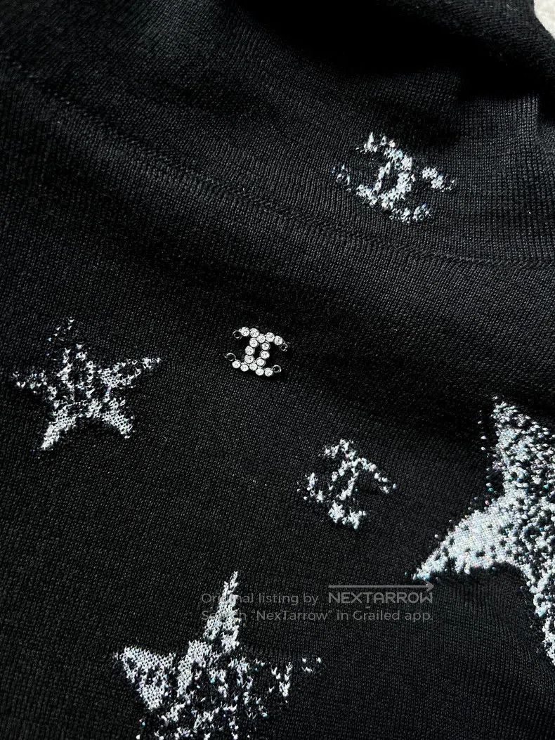 Chanel Chanel Ski series black small high collar star embroidery Size XS / US 0-2 / IT 36-38 - 4 Thumbnail
