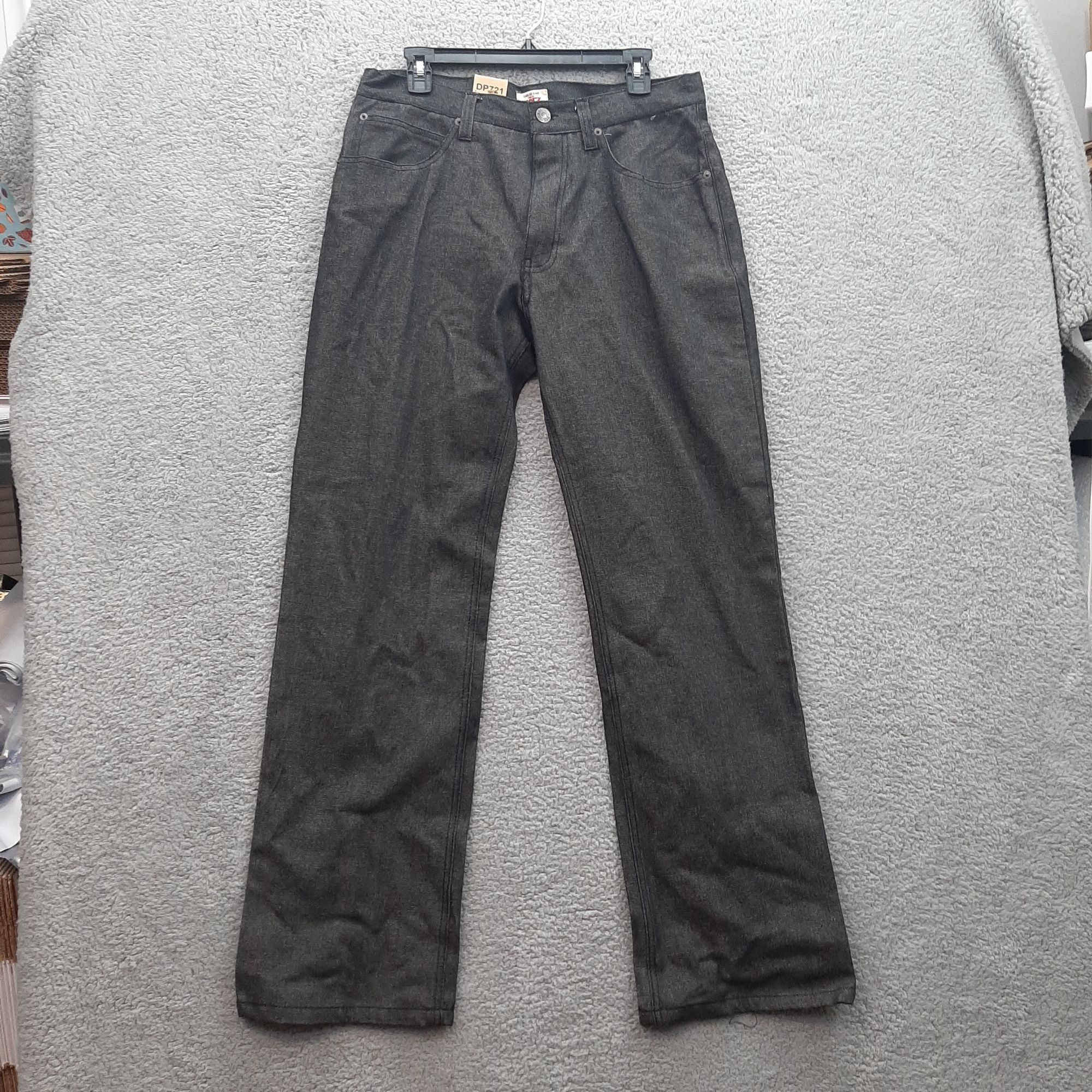 Other Noiz Mens Straight Fit Jeans W34 L32 Cotton Denim Y2K Hiphop Size US 34 / EU 50 - 1 Thumbnail