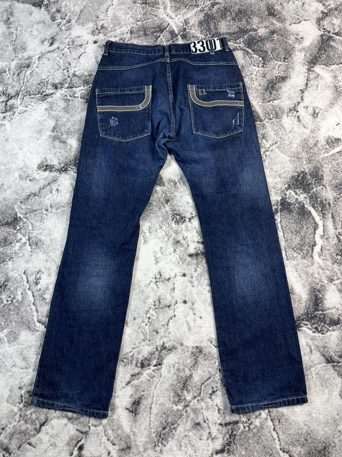 G-Star G-Star Raw 3301 Jeans Dark Wash Straight W32 Size US 32 / EU 48 - 1 Thumbnail