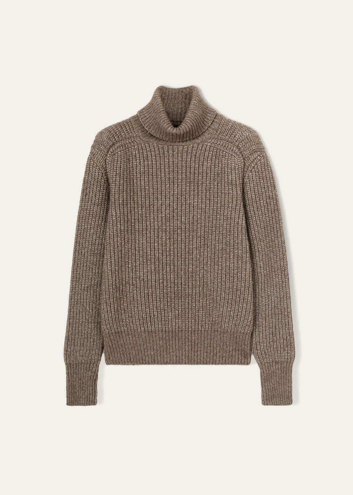 Loro Piana o1srvl11e1224 Cotton And Wool Sweter in Brown Size US M / EU 48-50 / 2 - 1 Thumbnail