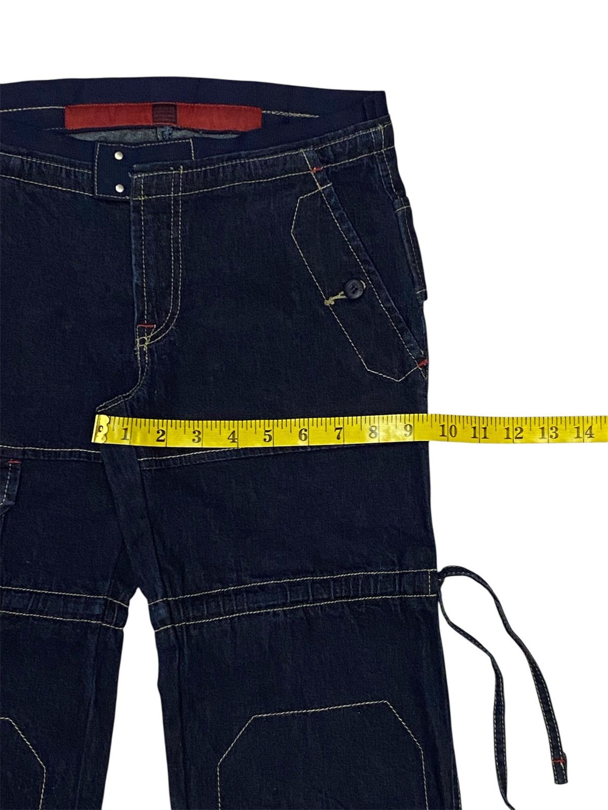 Marithe + Francois Girbaud Marithe Francois Girbaud Wide Leg Jeans Size 26" / US 2 / IT 38 - 16 Thumbnail