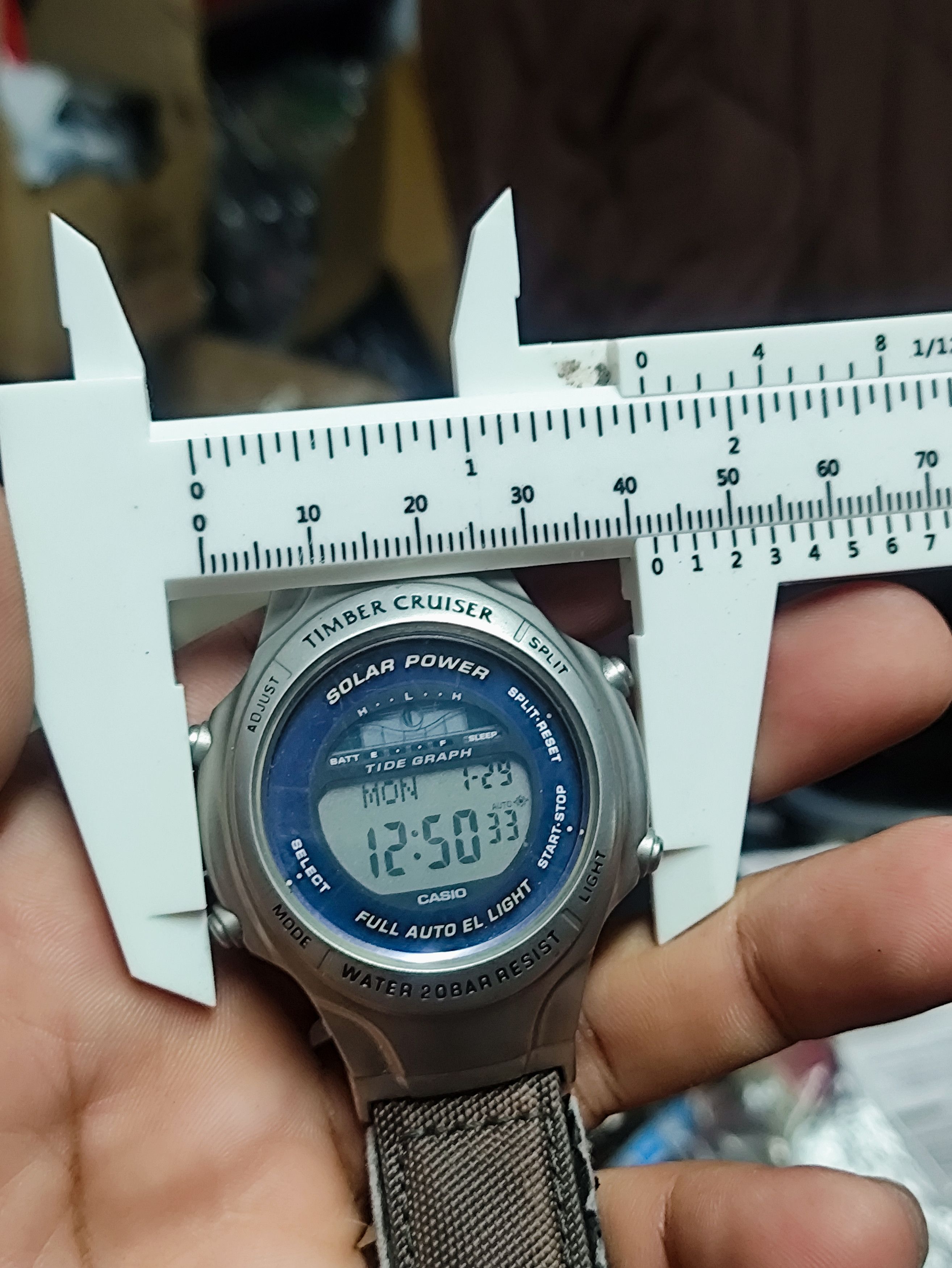 Casio × Japanese Brand × Vintage Vintage Casio Timber Cruiser Solar Power TIC-10 JAPAN -H Size ONE SIZE - 7 Thumbnail