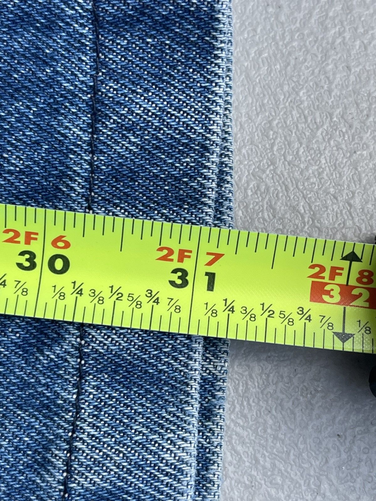 Designer × Vintage Vintage Stand Collar Blanket Lined Denim Jacket Size XL Size US XL / EU 56 / 4 - 8 Thumbnail