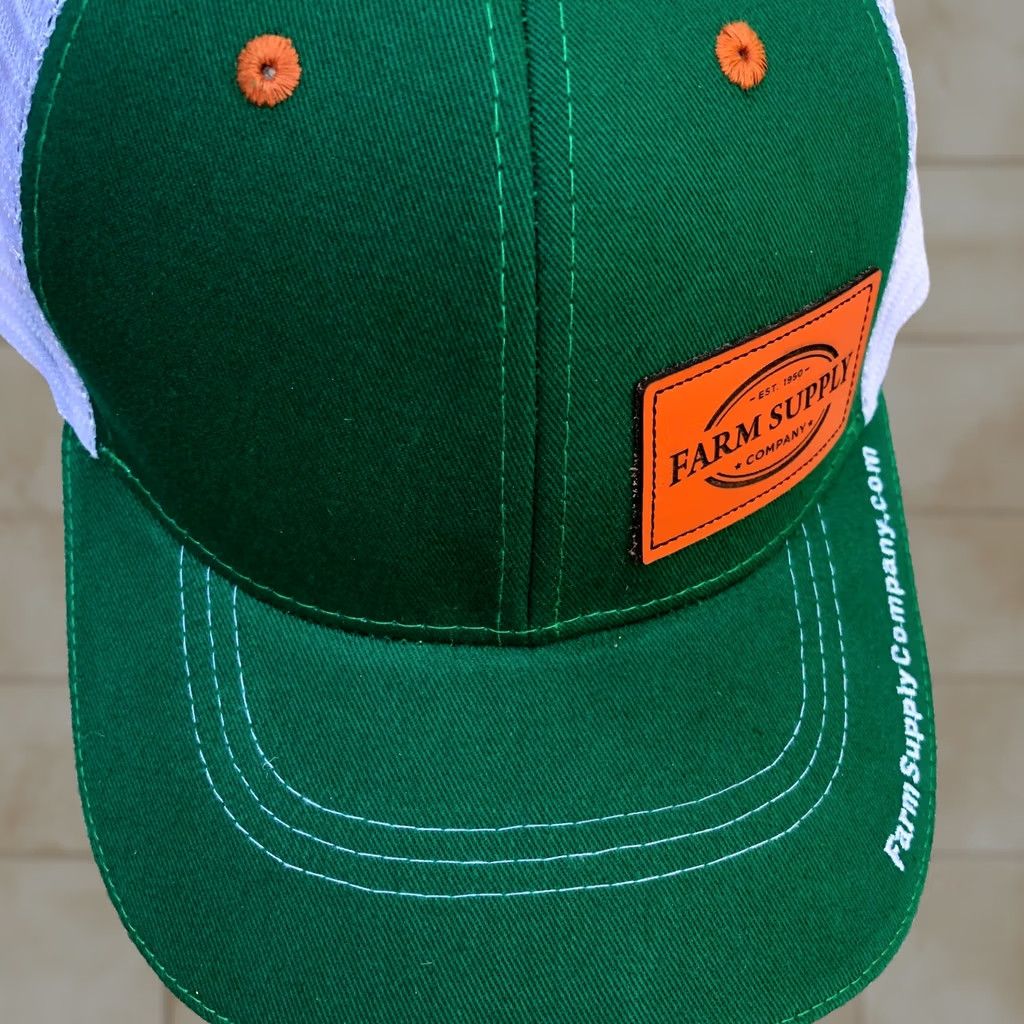 Vintage FARM SUPPLY COMPANY Trucker Hat Men's Snapback Green Adjustable VIE GEAR Hat Men One Size Green Adjustable Truckern Hat Size ONE SIZE - 1 Thumbnail