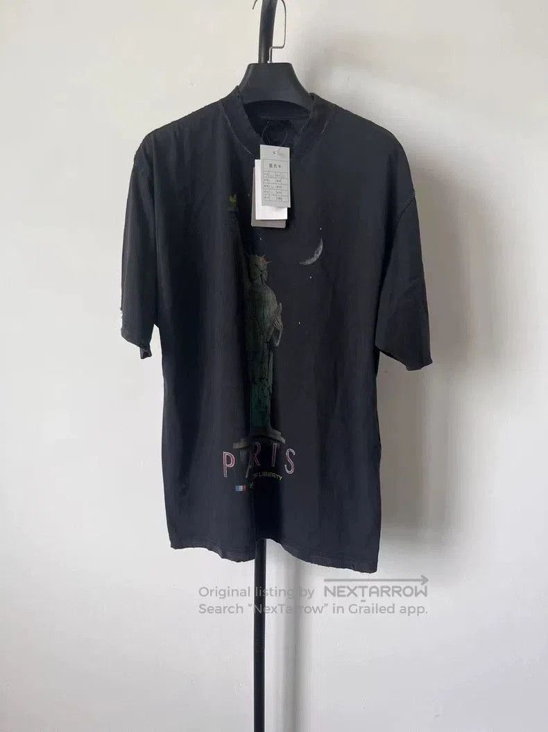 Balenciaga Balenciaga Paris Print Short Sleeve T. Size US XXS / EU 40 - 1 Thumbnail