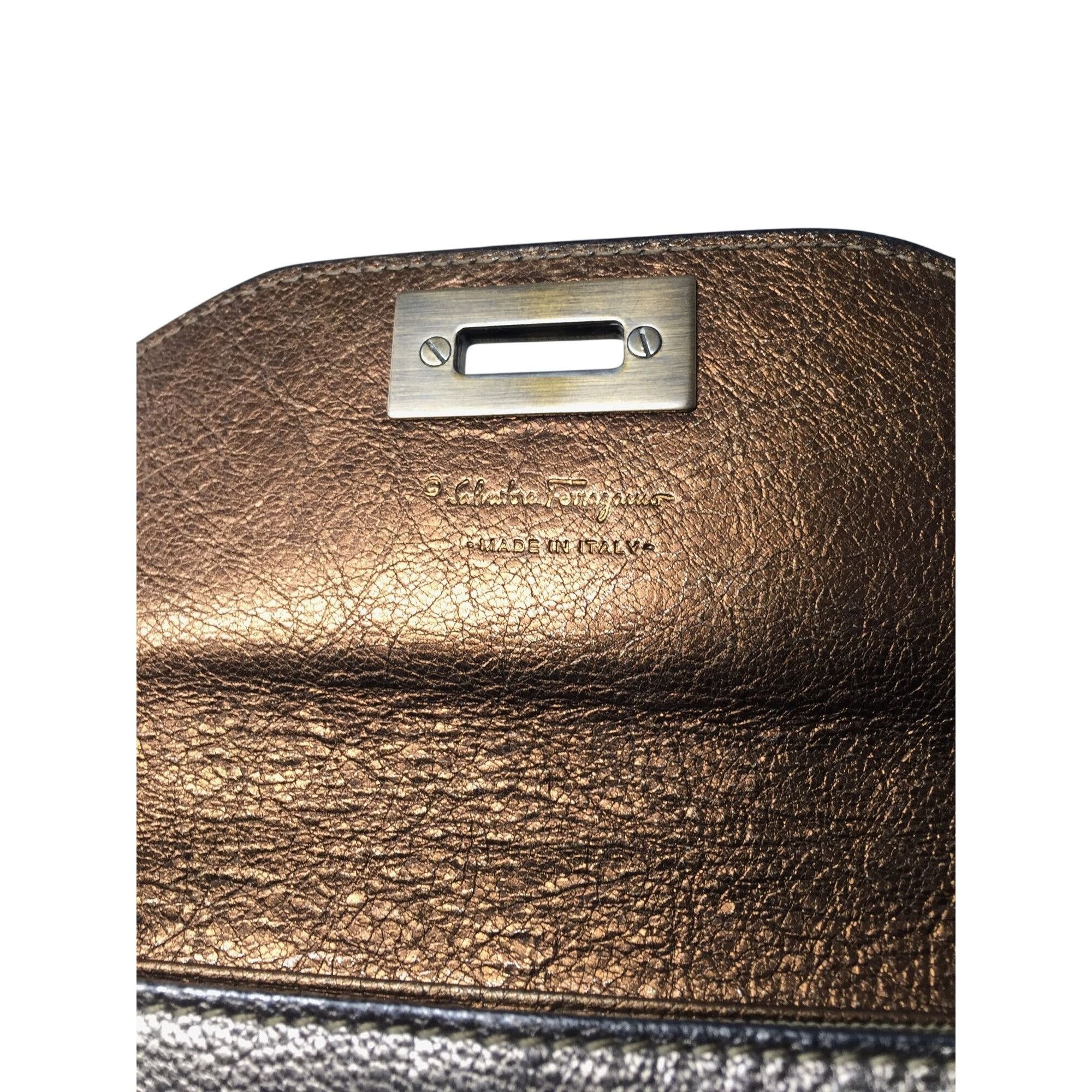 Salvatore Ferragamo Salvatore Ferragamo Metallic Tricolor Long Wallet with Dust Size ONE SIZE - 17 Thumbnail