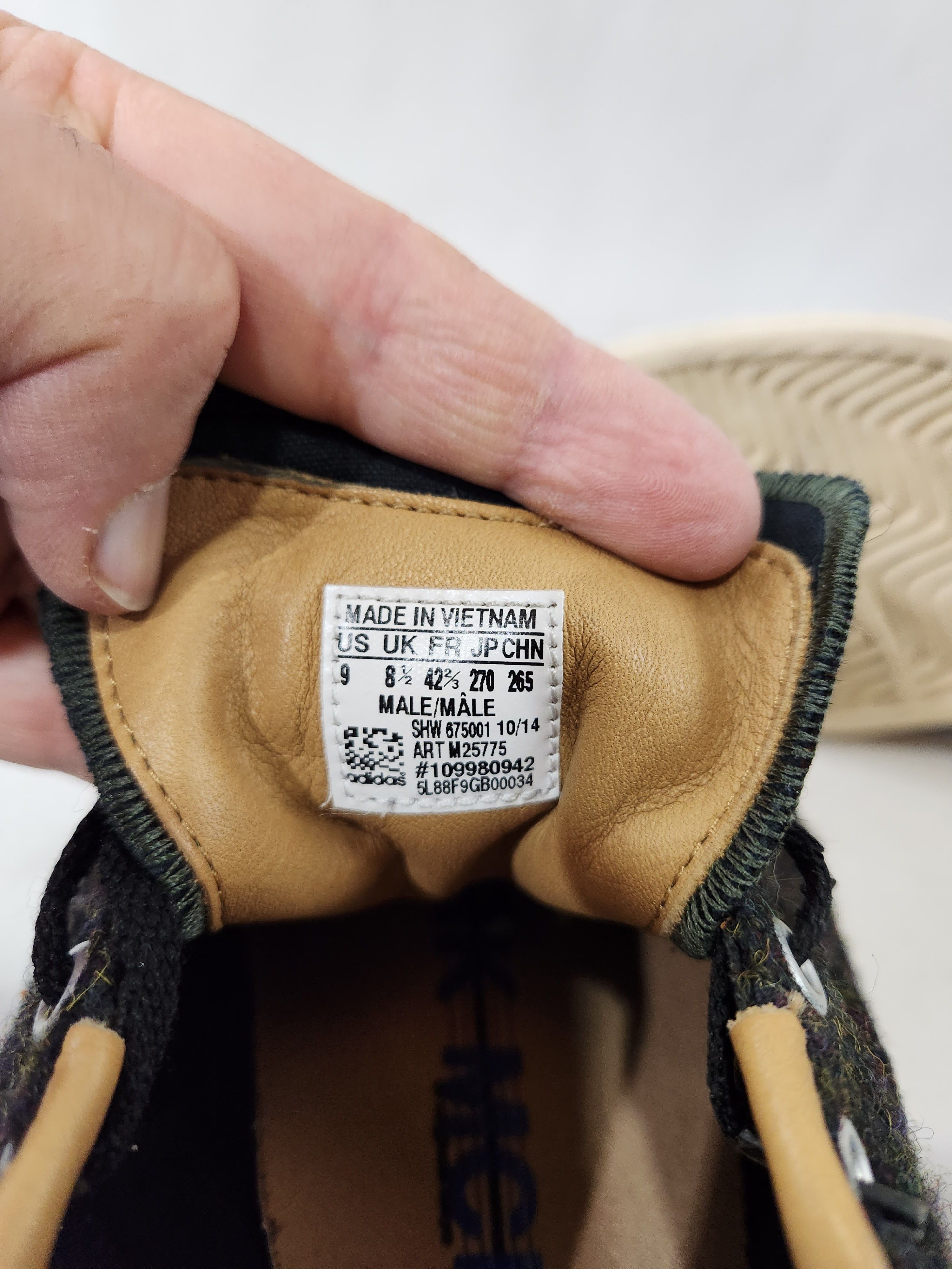 Adidas × Mark McNairy 84-Lab MCN Monte Carlo Shoes Harris Tweed Size US 9 / EU 42 - 11 Thumbnail