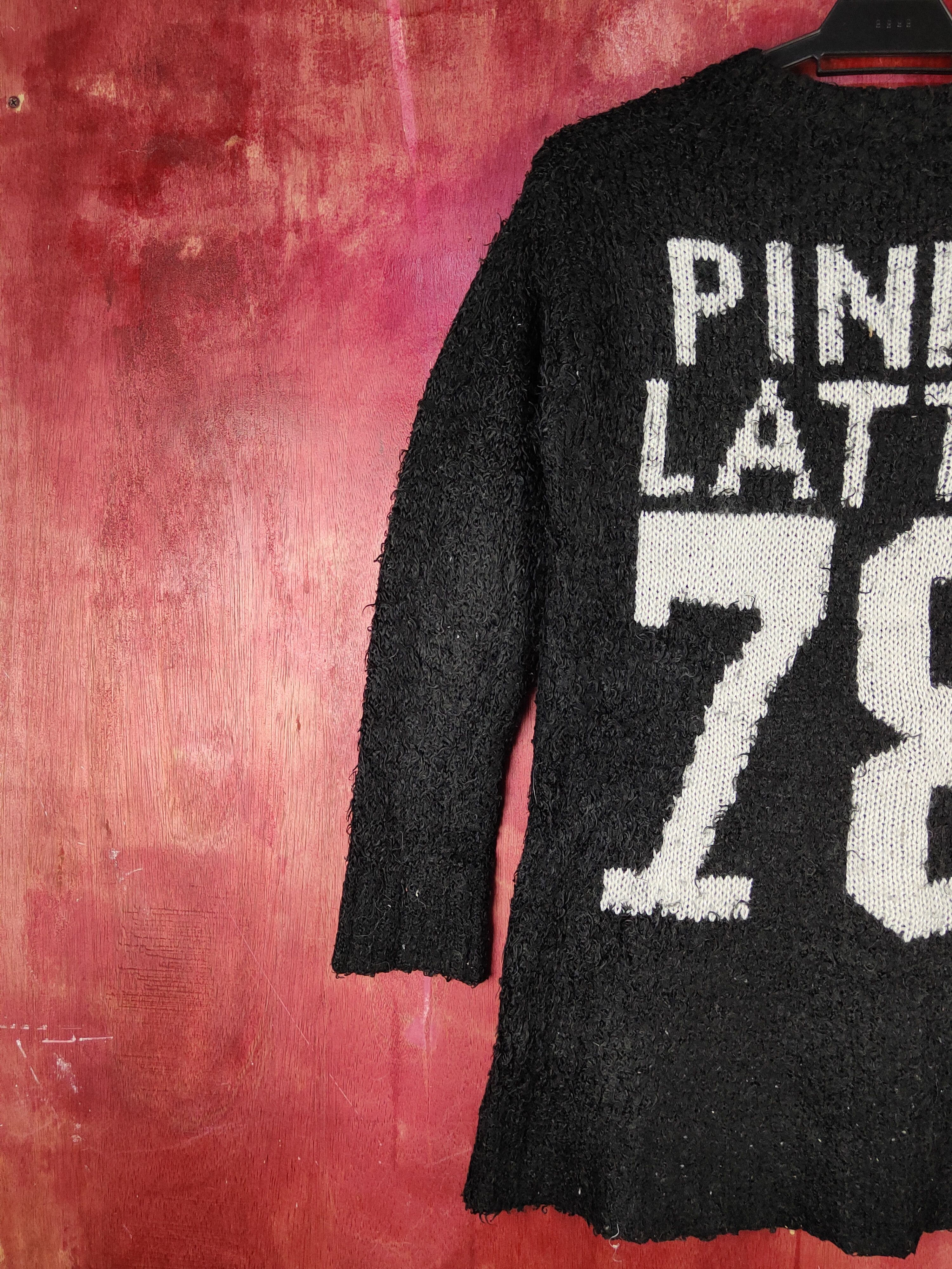 Homespun Knitwear Pink Latte Black Fur shaggy Mohair Knitwear #S2280 Size XS / US 0-2 / IT 36-38 - 10 Thumbnail