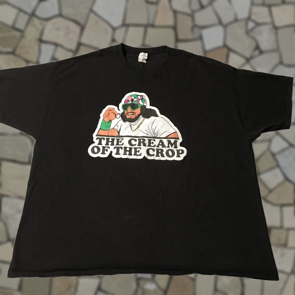Hanes VINTAGE Randy Savage Macho Man Cream Of The Crop Vintage Shirt Mens 3XL Black T-Shirt Short Sleeve 3XL Mens Macho Man Randy Savage Shirt Size US XXL / EU 58 / 5 - 1 Thumbnail