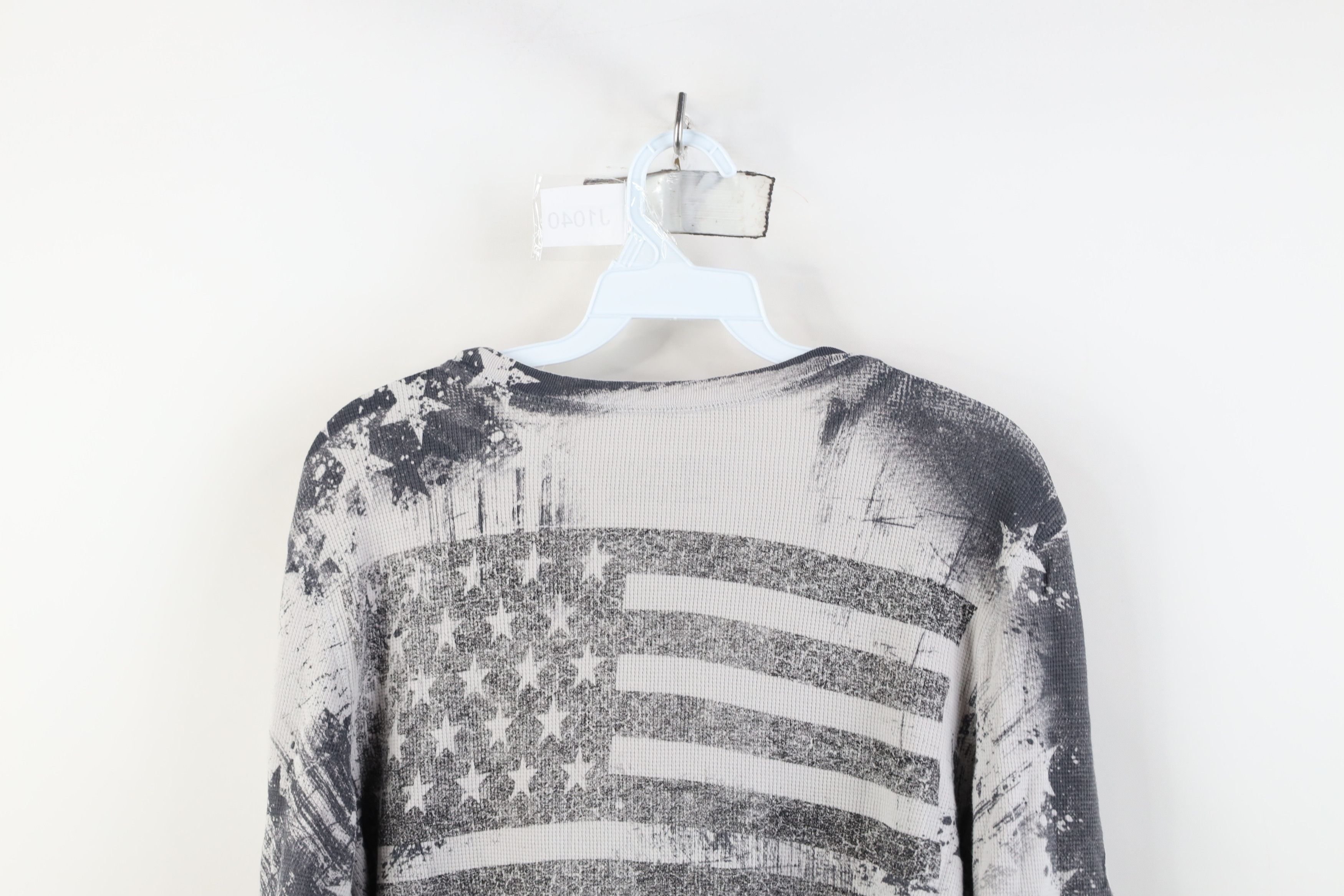 Affliction Vintage Affliction Thermal Waffle Knit Long Sleeve T-Shirt Size US M / EU 48-50 / 2 - 12 Thumbnail