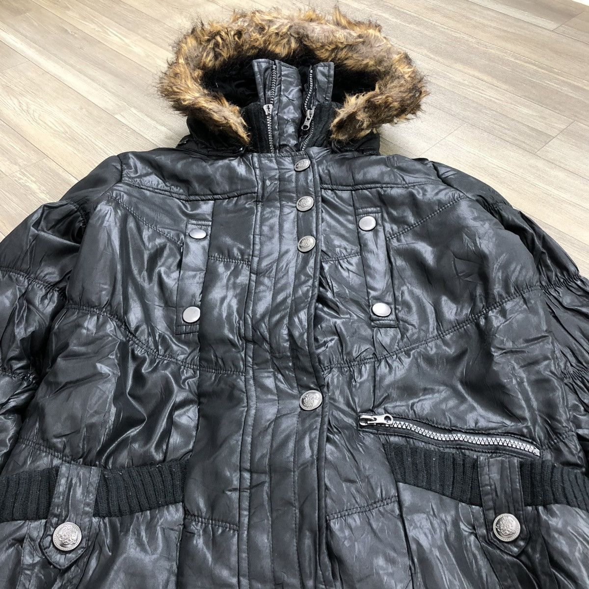 Japanese Brand 2000s Aller Bien Ifsixwasnine Lgb Kmrii Goa Style Fur Jacket Size US L / EU 52-54 / 3 - 11 Thumbnail