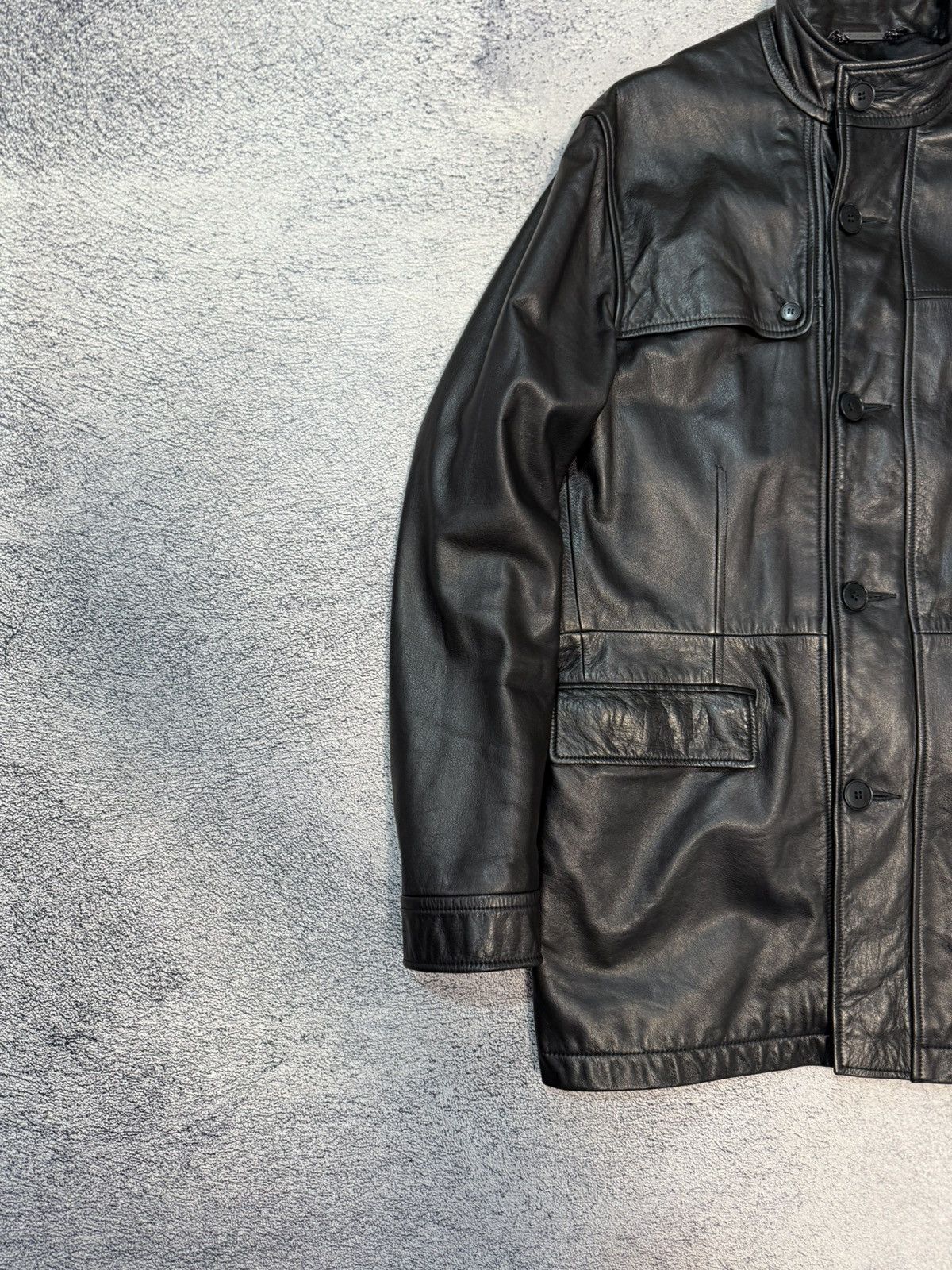 Gieves & Hawkes Gieves & Hawkes Leather Jacket Men 40 Savile Row England Size US M / EU 48-50 / 2 - 4 Thumbnail