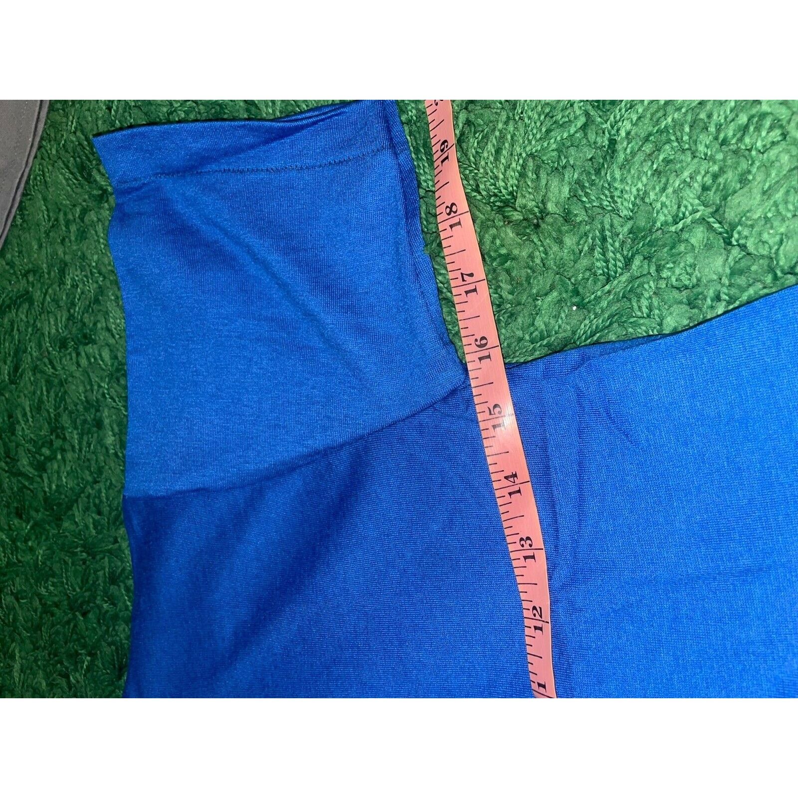 Vintage 1980s Vintage Sportswear Blue Blank Crop Top XS X-Small Size XS / US 0-2 / IT 36-38 - 8 Thumbnail