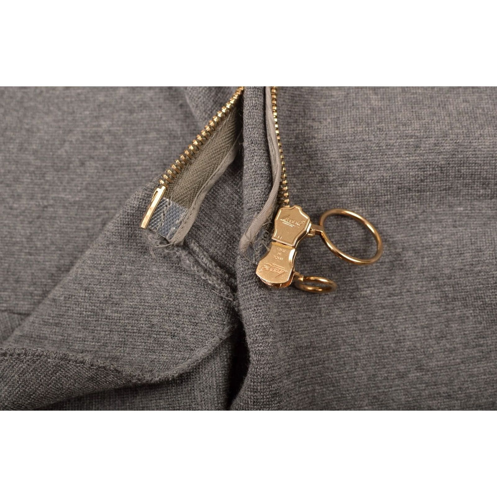 Stella McCartney Stella McCartney Gray Wool Blend Asymmetric Jacket Made in Italy 429665 Size 44 Womens Jacket Size M / US 6-8 / IT 42-44 - 7 Thumbnail